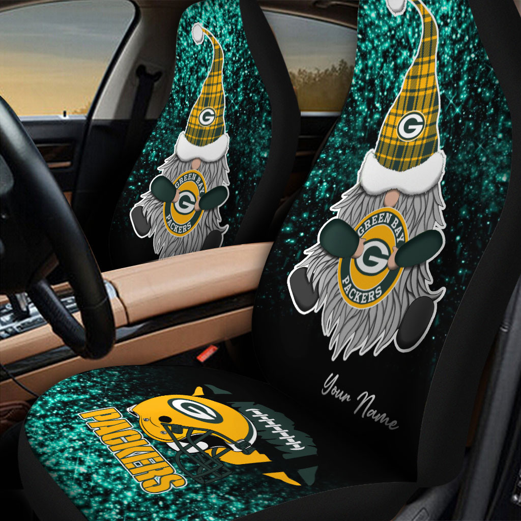 green bay packers personalized car seat covers bg403 8glcf