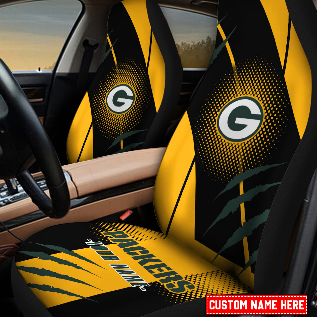 green bay packers personalized car seat covers bg491 btaol