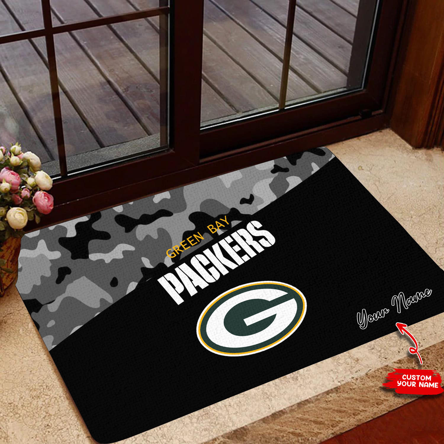 green bay packers personalized doormat bg122 bexbb