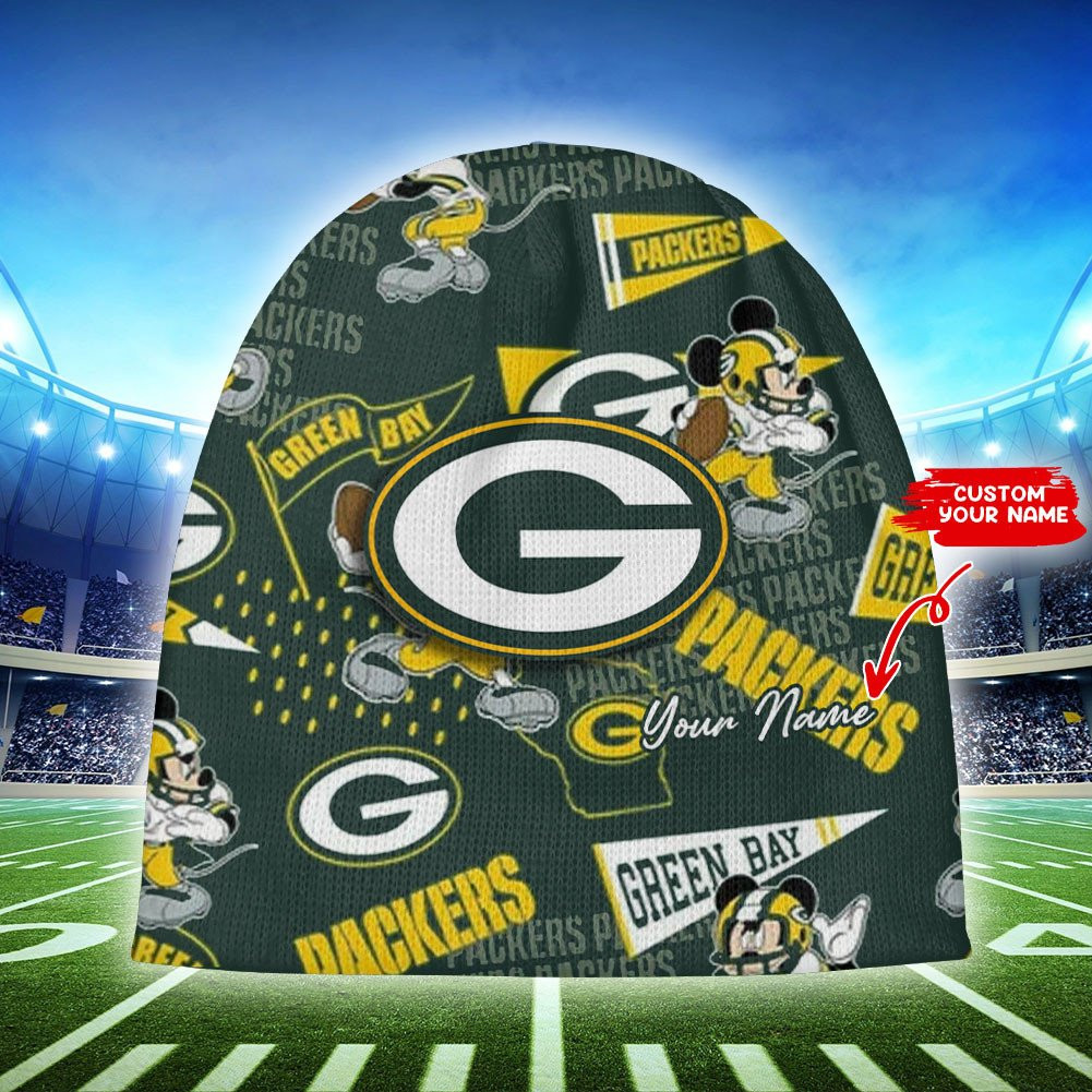 green bay packers personalized wool beanie 142 2bme9