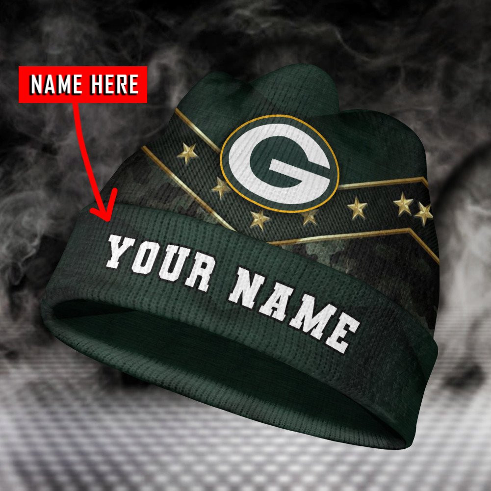 green bay packers personalized wool beanie 161 hrt2n