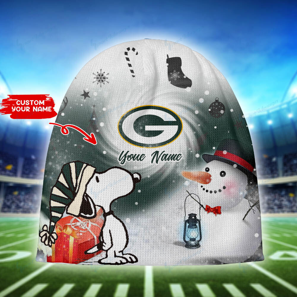 green bay packers personalized wool beanie 58 krjuj
