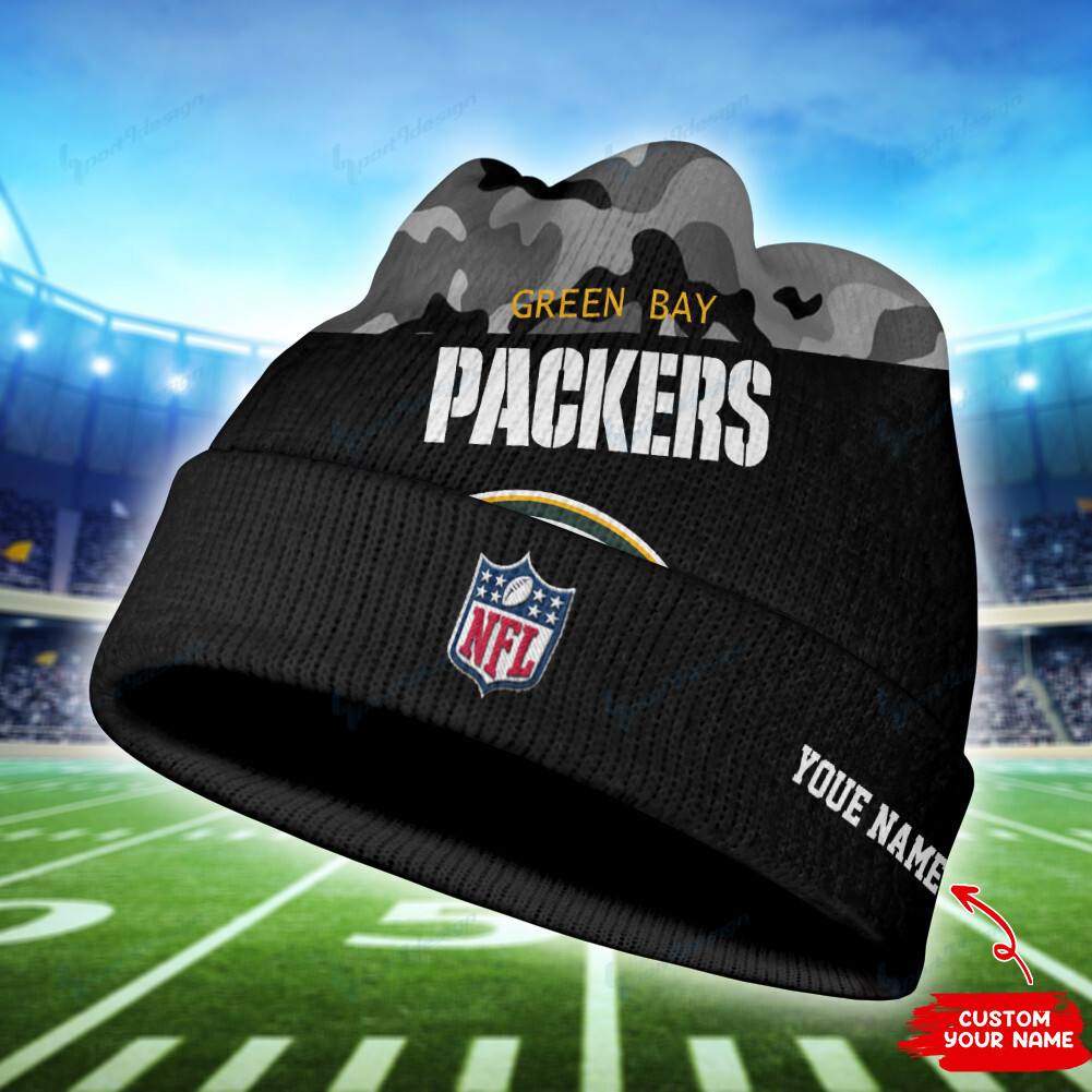 green bay packers personalized wool beanie 79 6wd9i