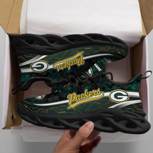 green bay packers personalized yezy running sneakers 94 emjpv