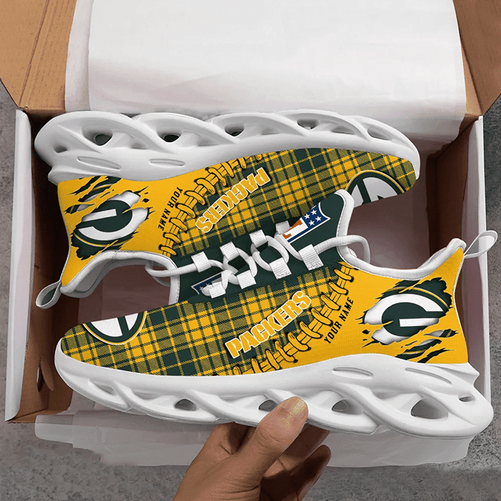green bay packers personalized yezy running sneakers spd286 och5u