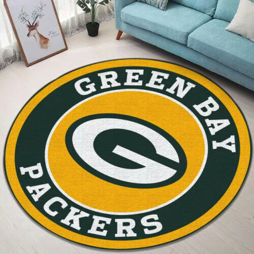green bay packers round rug 35 dvuwa