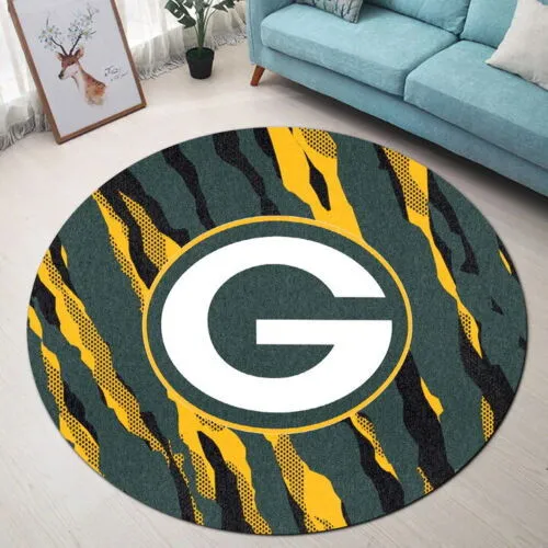 green bay packers round rug 36 jogaa