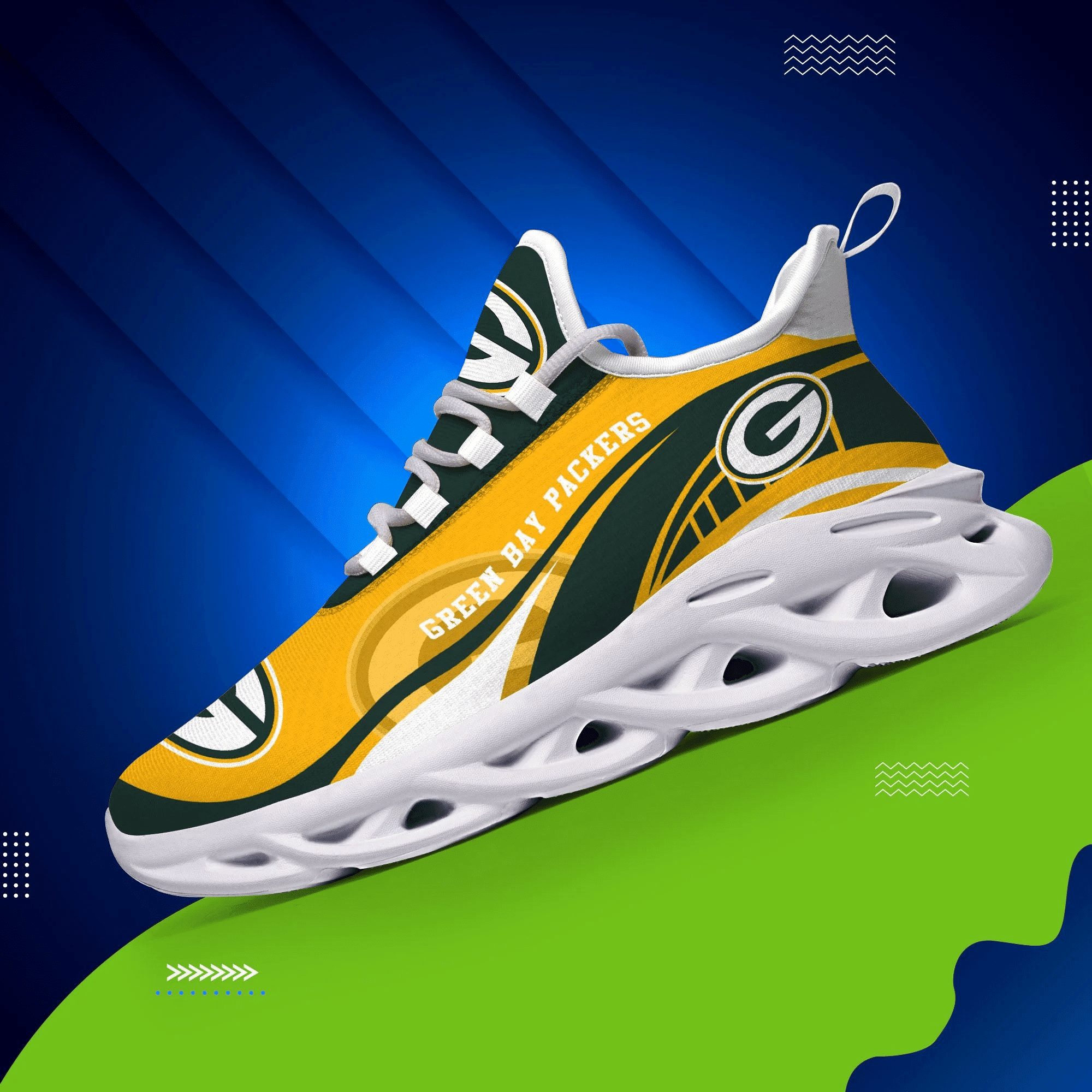 green bay packers yezy running sneakers 170 cqj0q