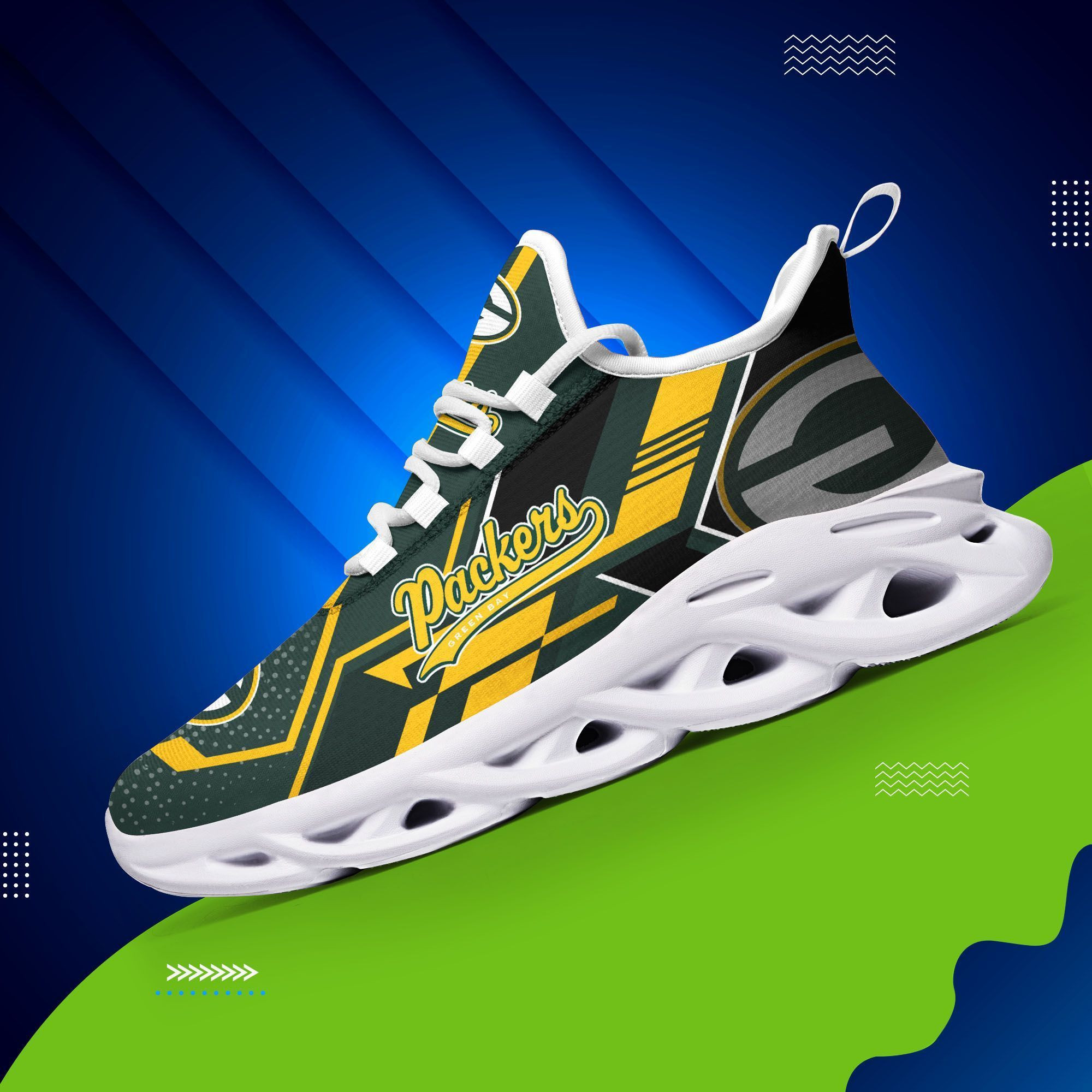 green bay packers yezy running sneakers 174 ulcob