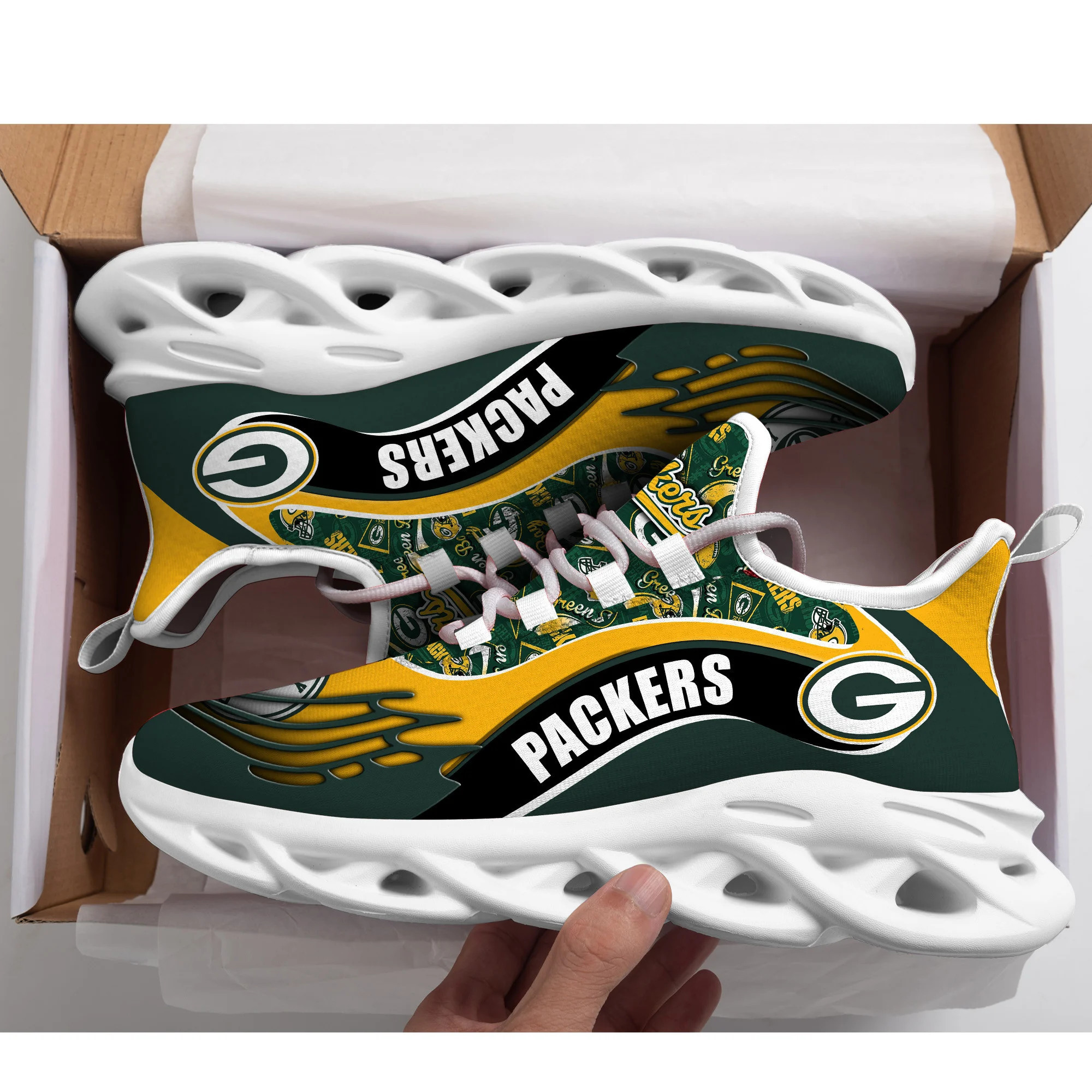 green bay packers yezy running sneakers bb187 n12jd
