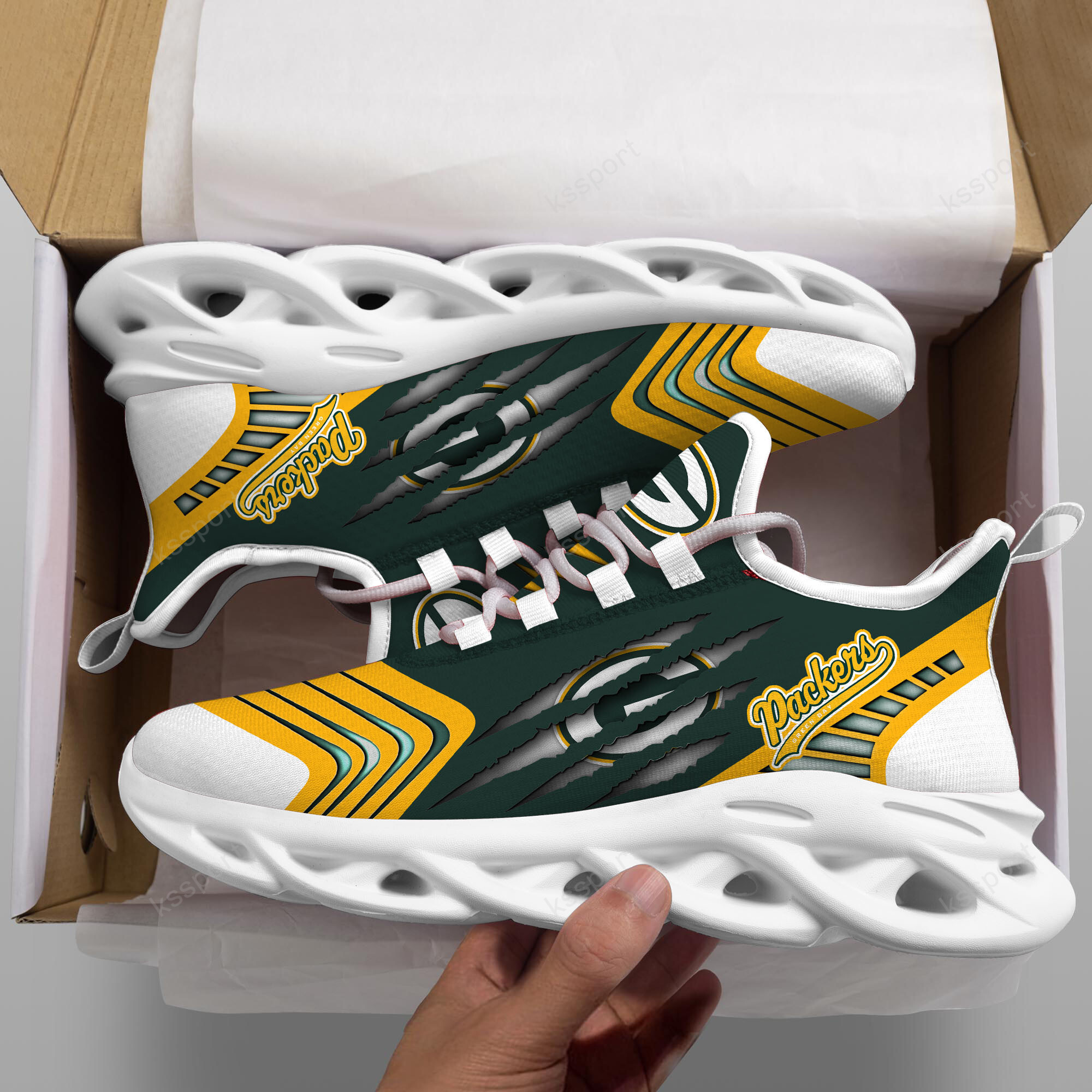 green bay packers yezy running sneakers bb414 nm16s