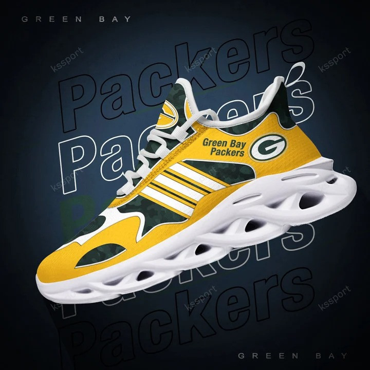 green bay packers yezy running sneakers bg527 bhipy