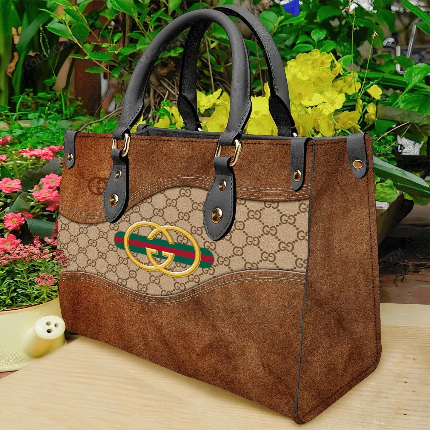 gucci brown beige luxury brand women small handbag outfit for beauty 20231203103835754