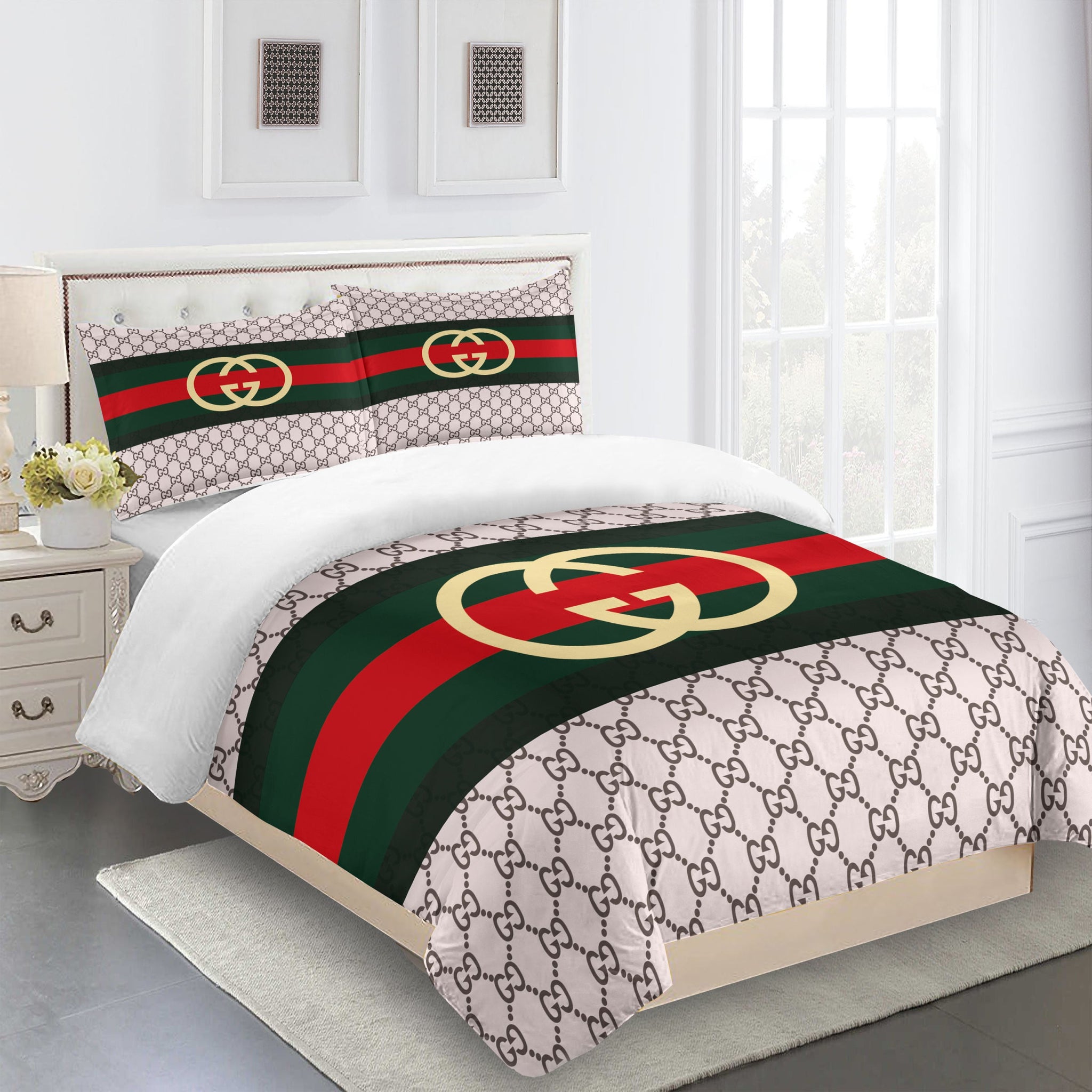 guccibeddingsetitalybeigeredgoldLuxurybedsheets 1024x1024@2x