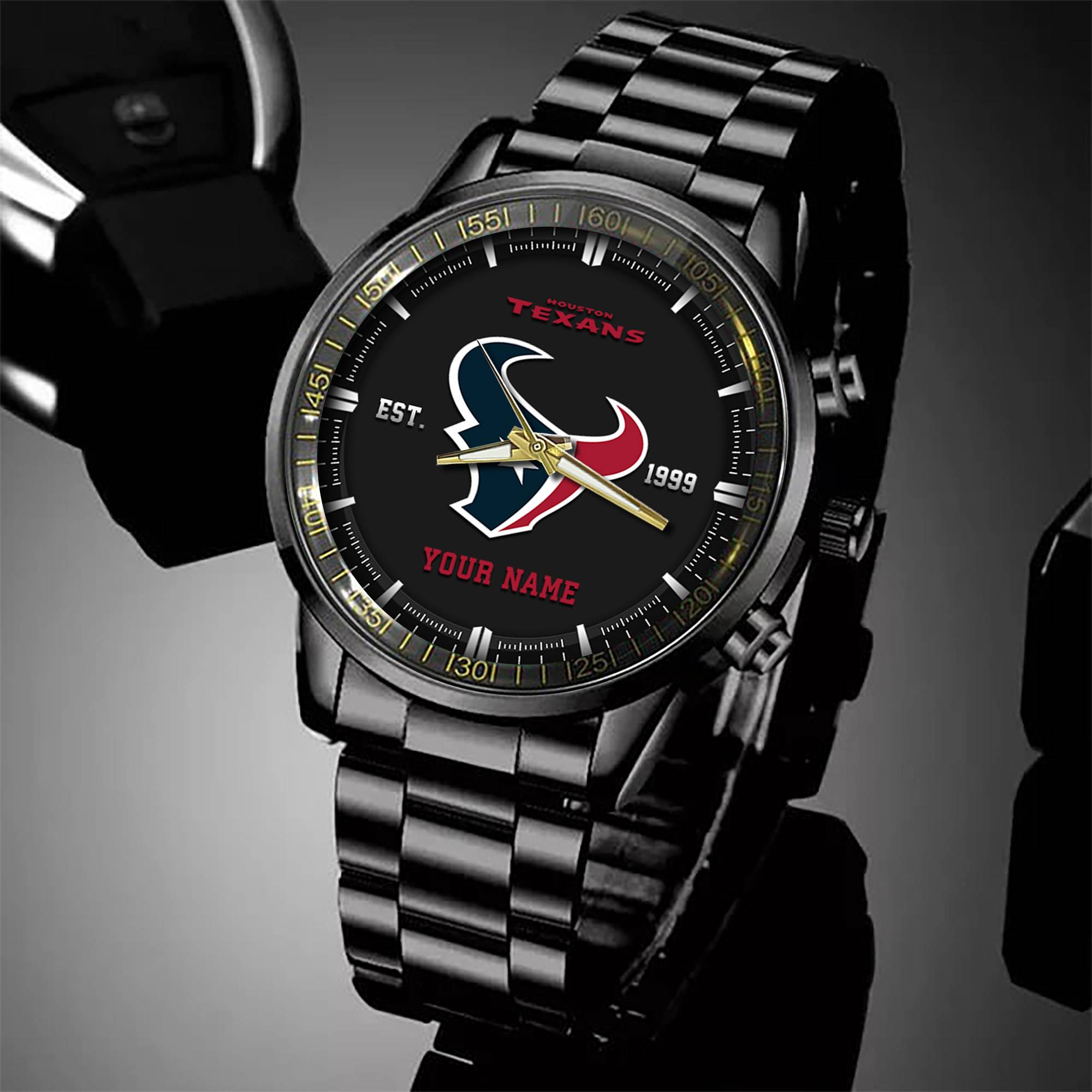 houston texans black fashion watch custom your name sport black fashion watch football fan gifts black fashion watch custom your name sport black fashion watch football fan gifts ehivm 57648 xtdzc