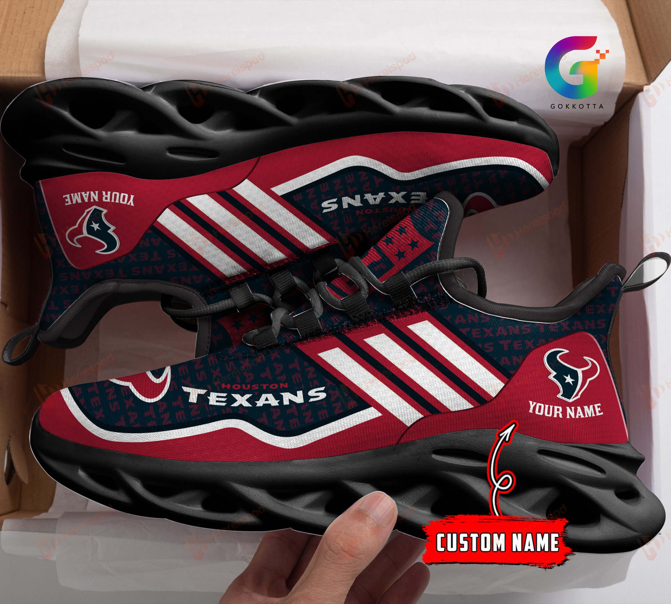 houston texans personalized yezy running sneakers 153 1cmxg