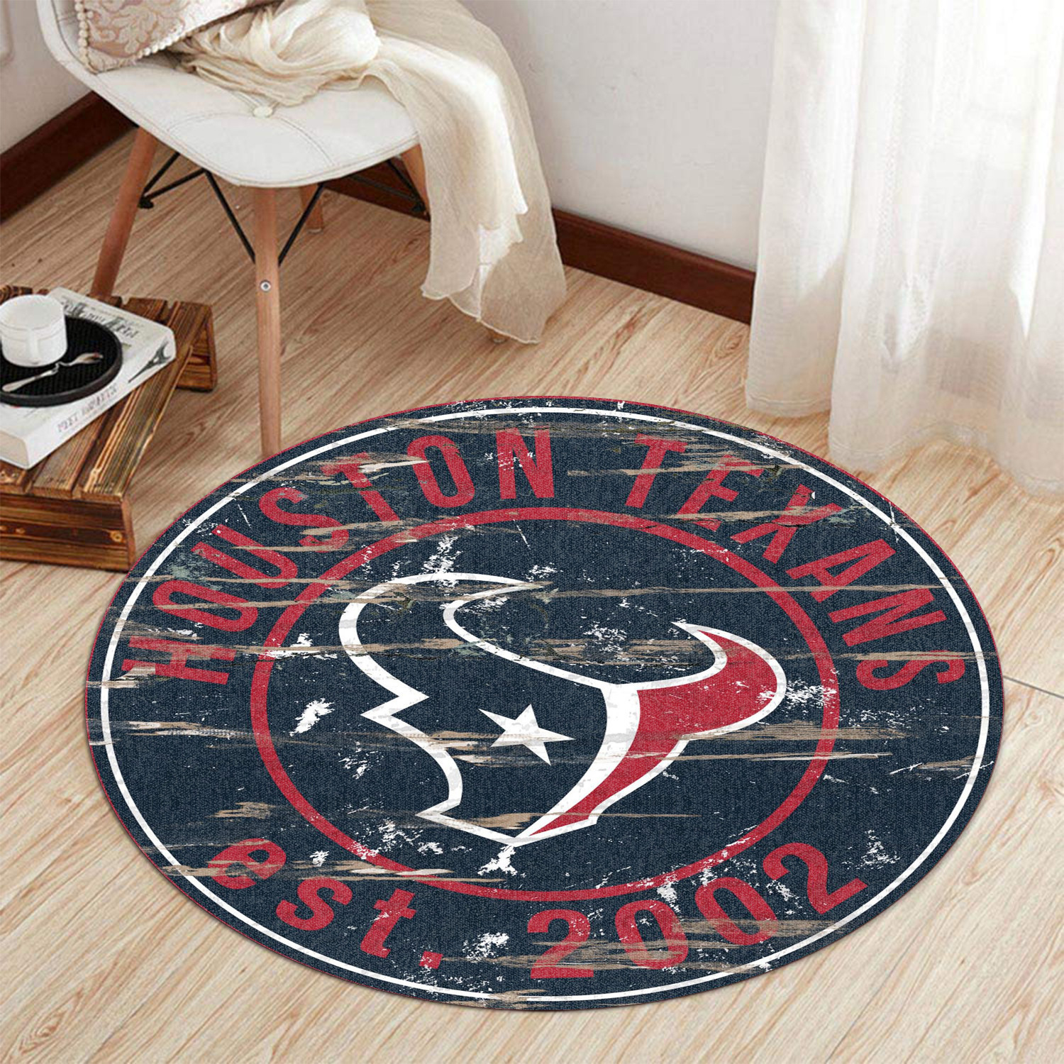 houston texans round rug 186 qjcps