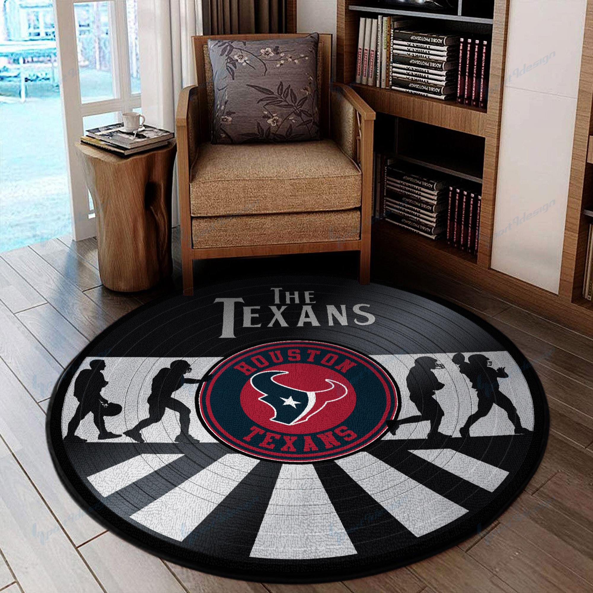 houston texans round rug 96 0pkal