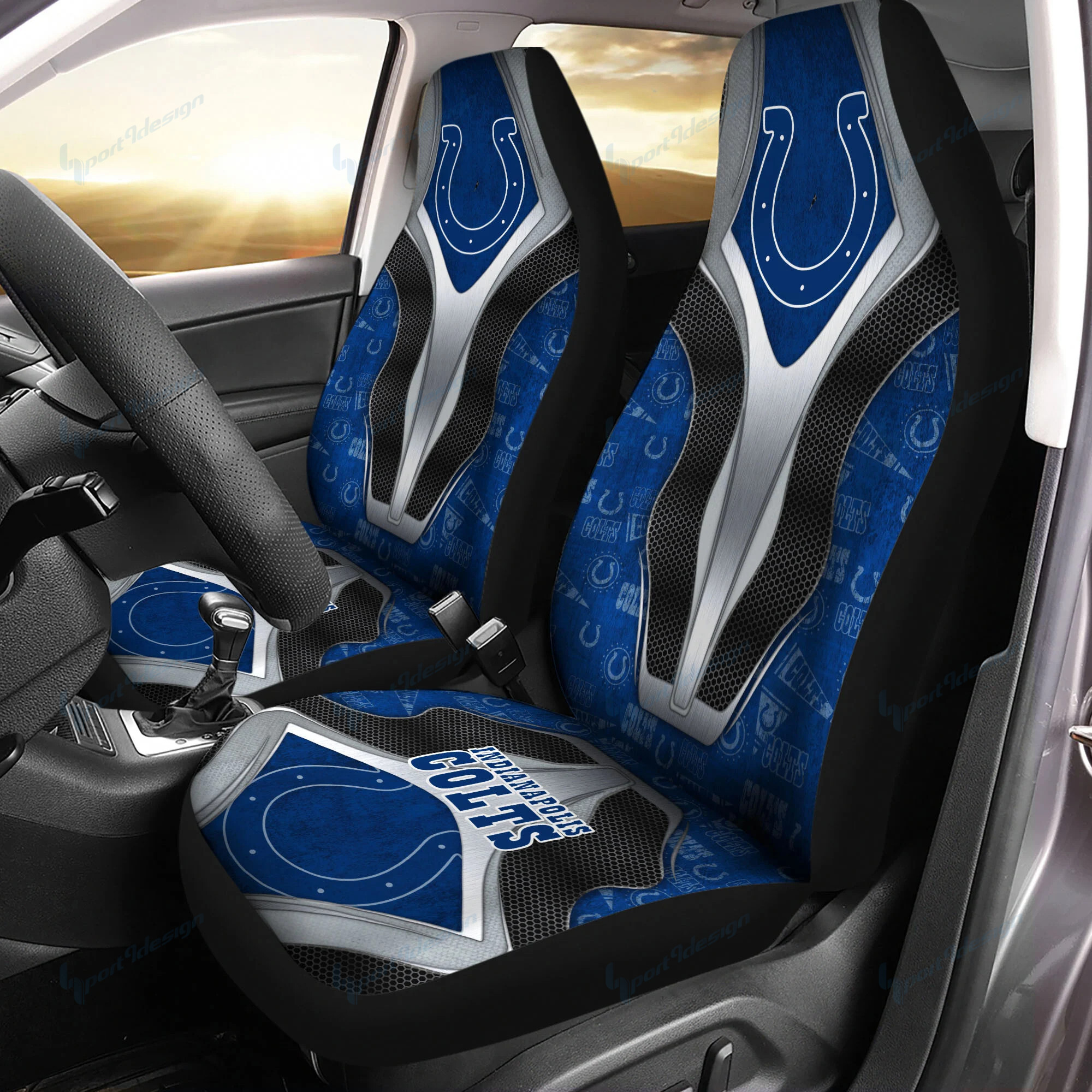 indianapolis colts car seat covers bg37 1pkmd