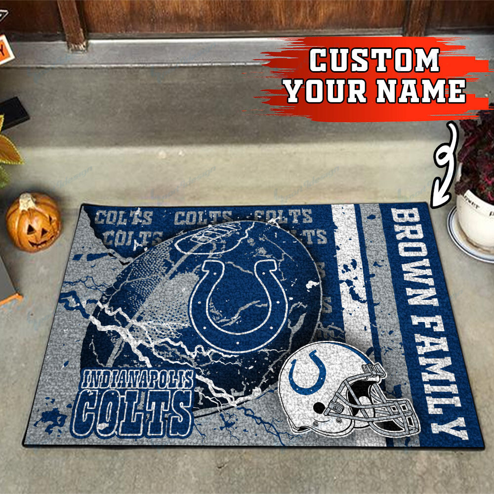 indianapolis colts personalized doormat bg14 39djp