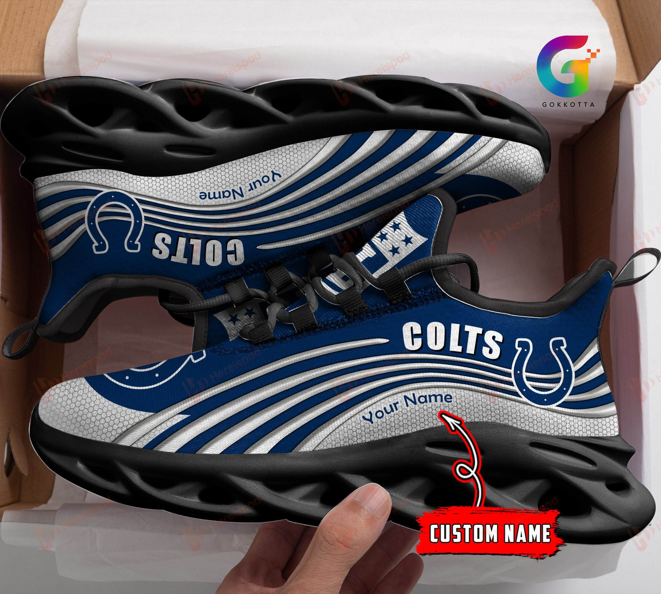indianapolis colts personalized yezy running sneakers 161 hwhjw
