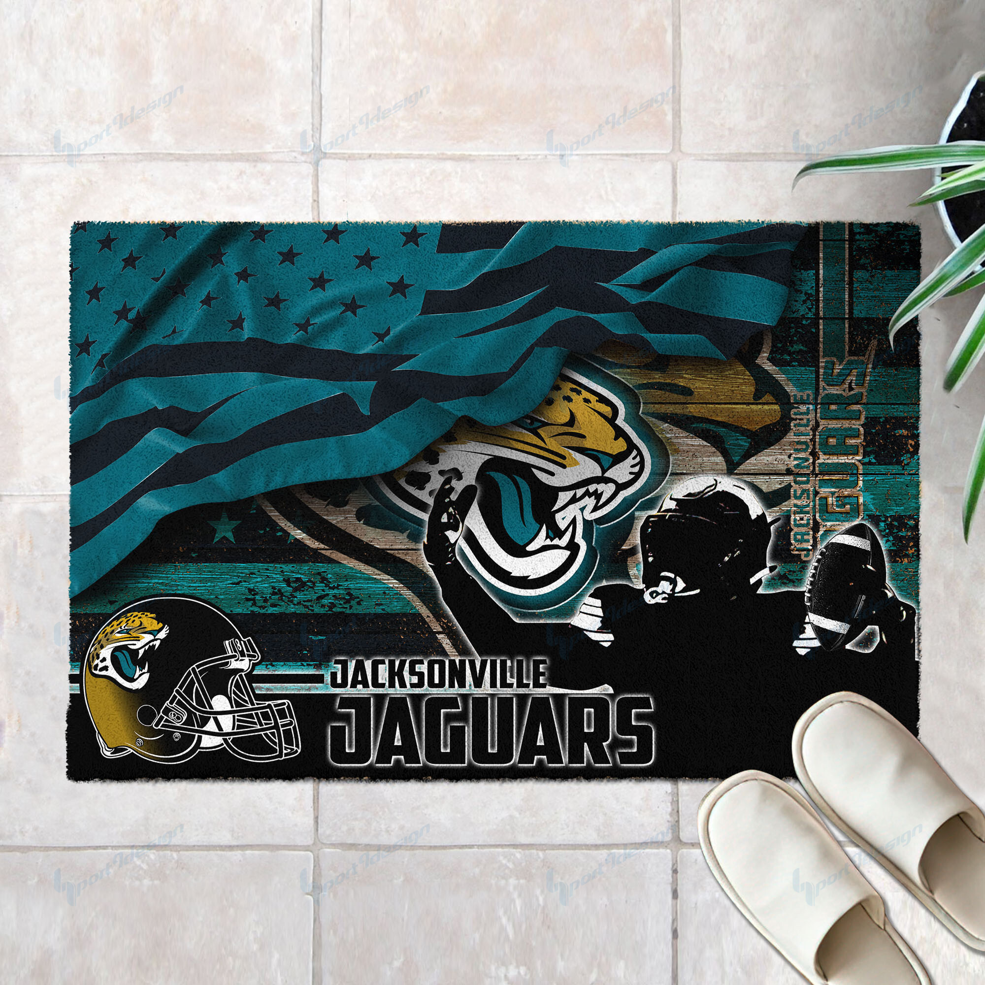 jacksonville jaguars doormat bg45 chza3