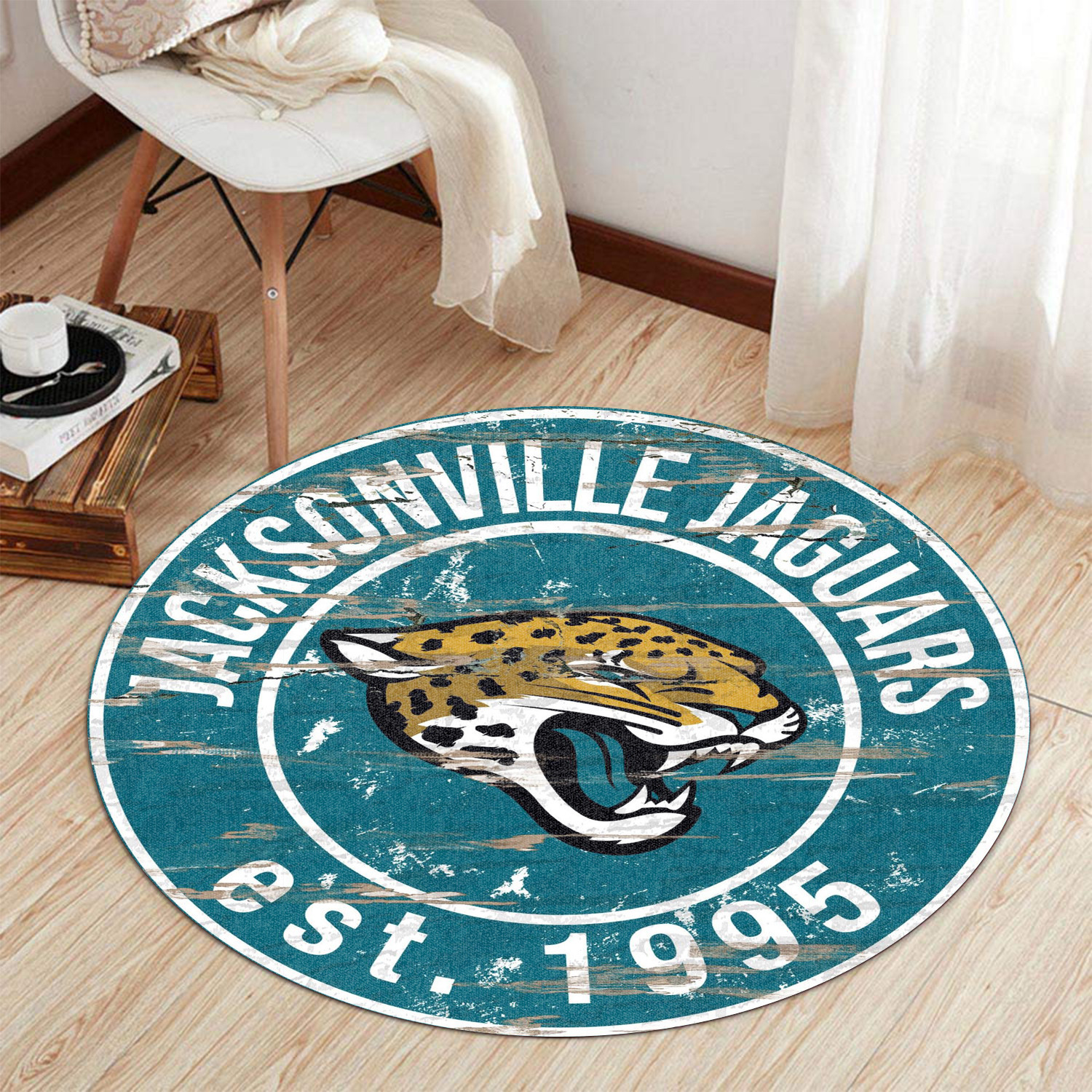 jacksonville jaguars round rug 191 enurz