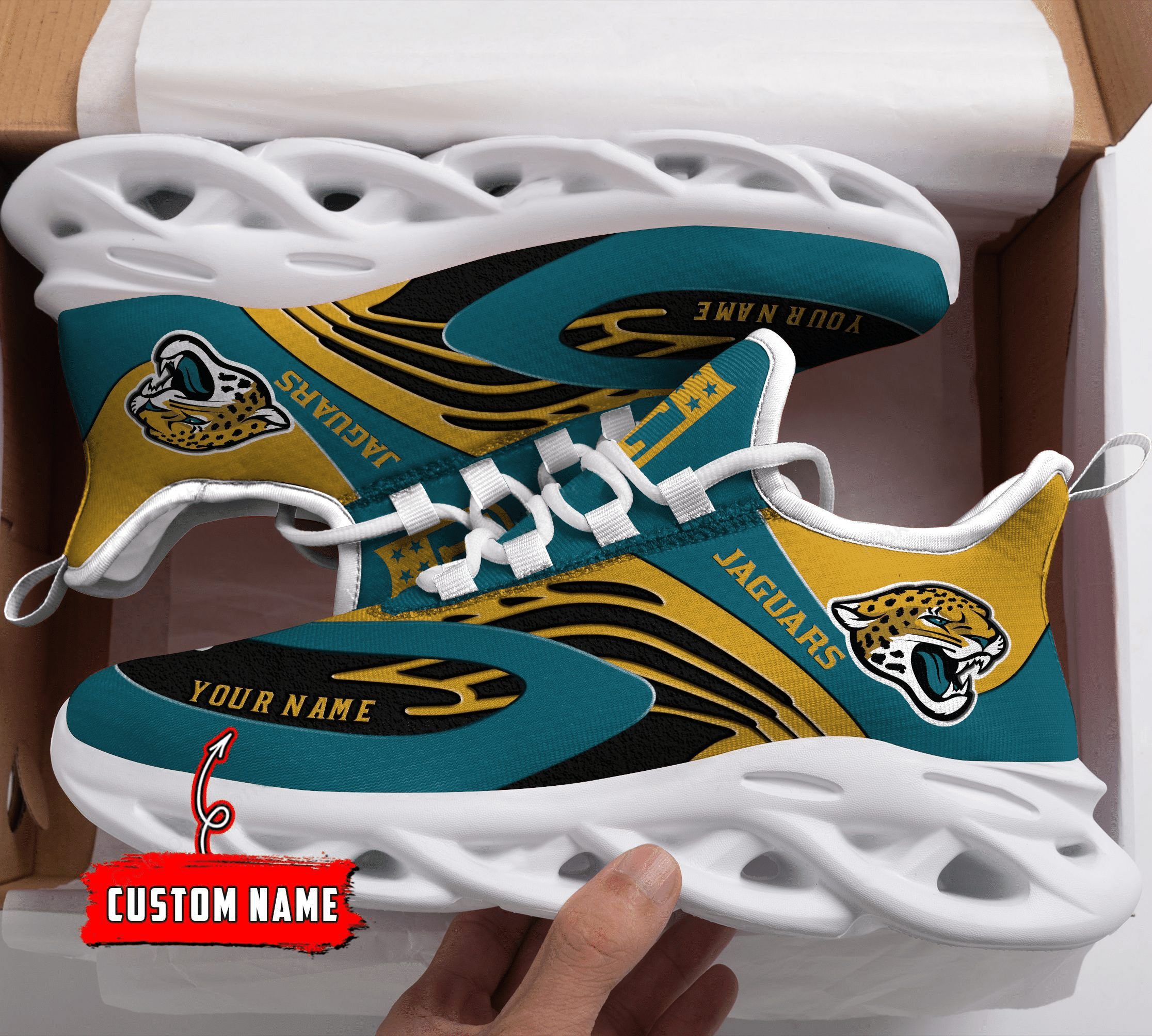 jacksonville jaguars yezy running sneakers 864 6mdfz