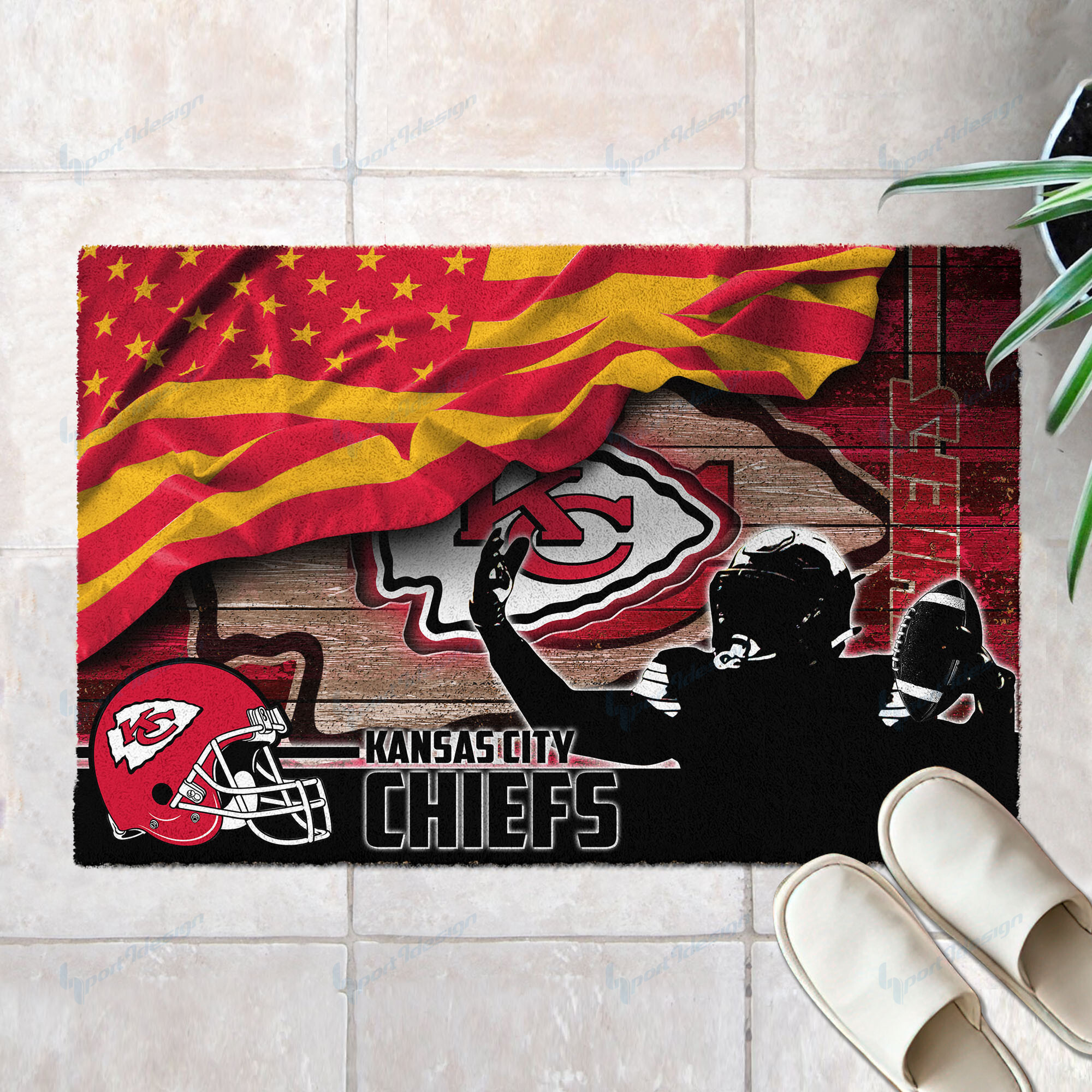 kansas city chiefs doormat bg46 hvcbx