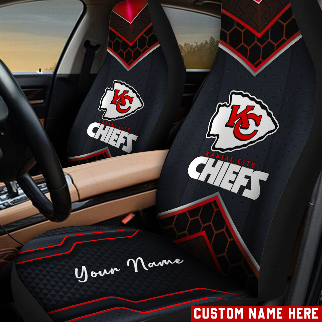 kansas city chiefs personalized car seat covers bg07 0o8ua