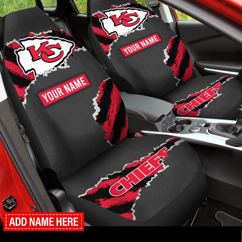 kansas city chiefs personalized car seat covers bg191 qao96