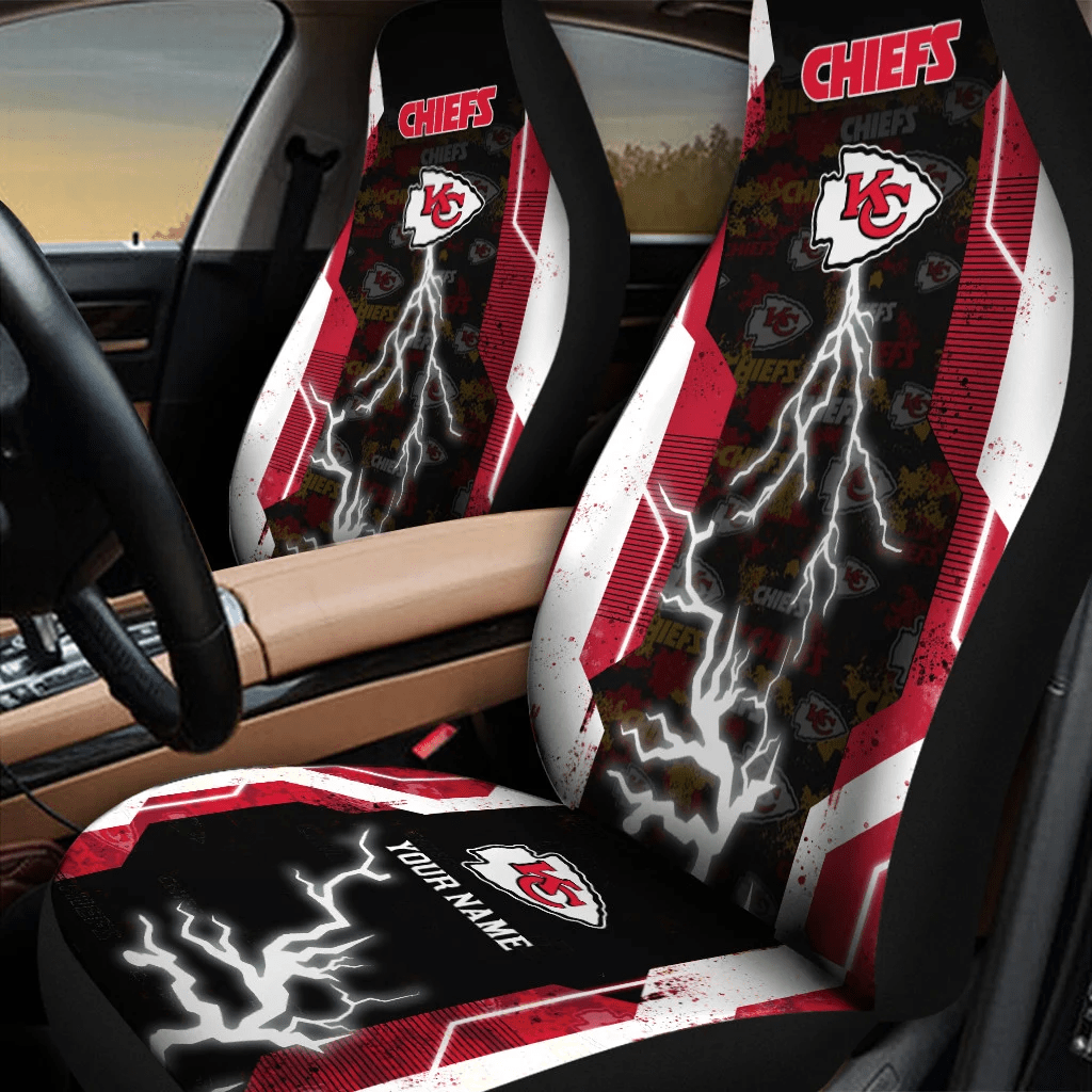 kansas city chiefs personalized car seat covers bg348 fejyj