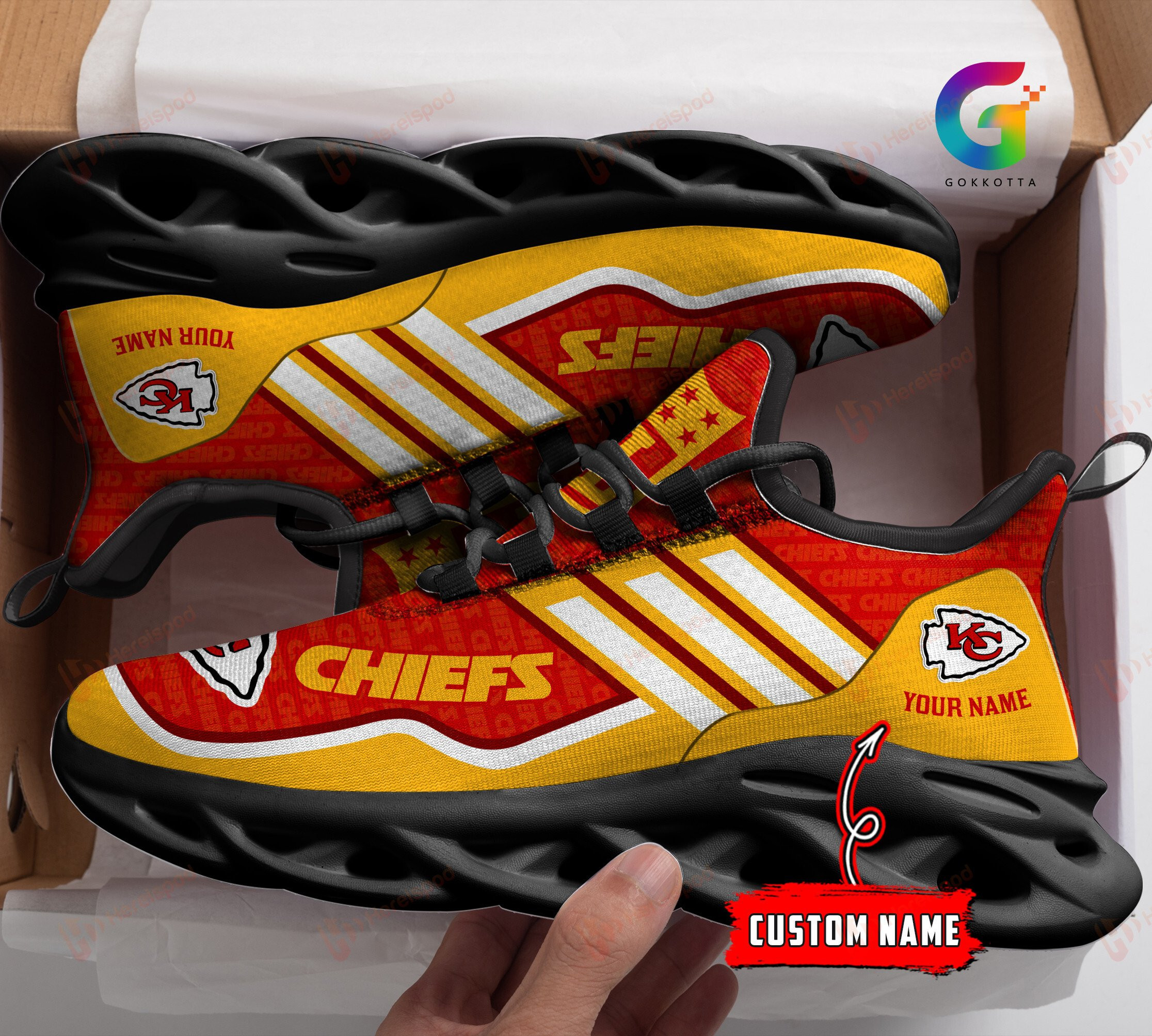 kansas city chiefs personalized yezy running sneakers 143 0zbkv