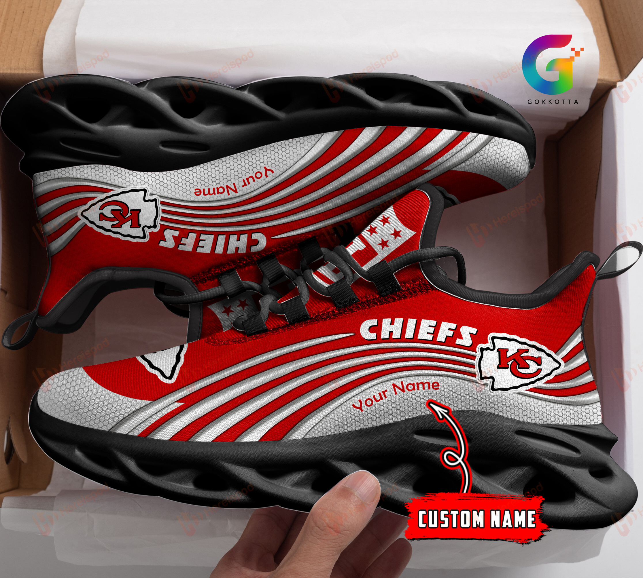 kansas city chiefs personalized yezy running sneakers 167 dxkpj