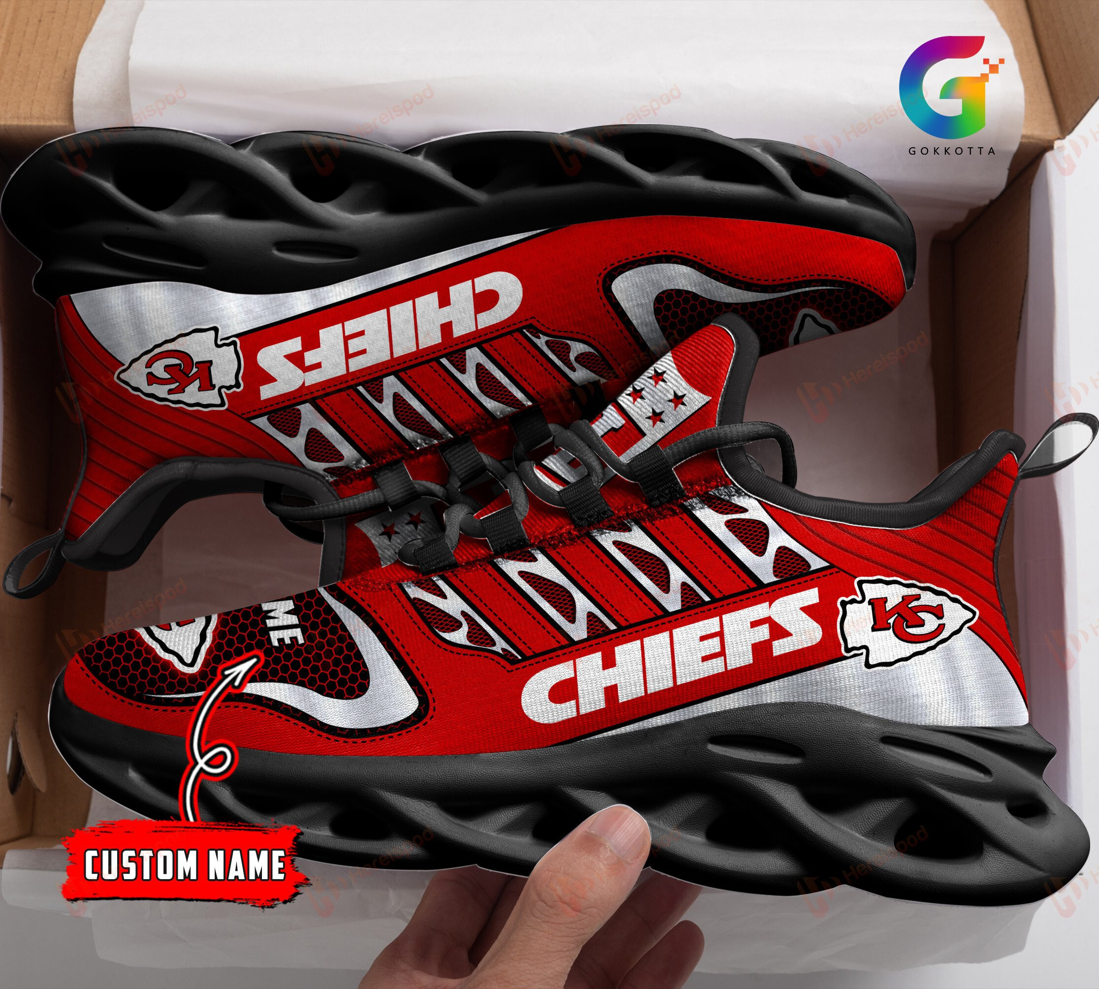 kansas city chiefs personalized yezy running sneakers 187 ekoja