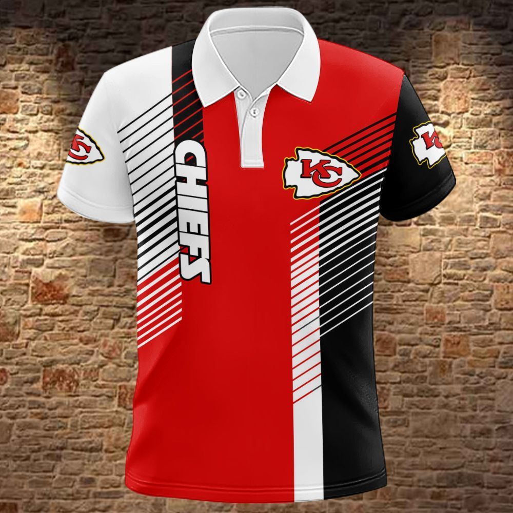 kansas city chiefs polo t shirt 008 e3lta