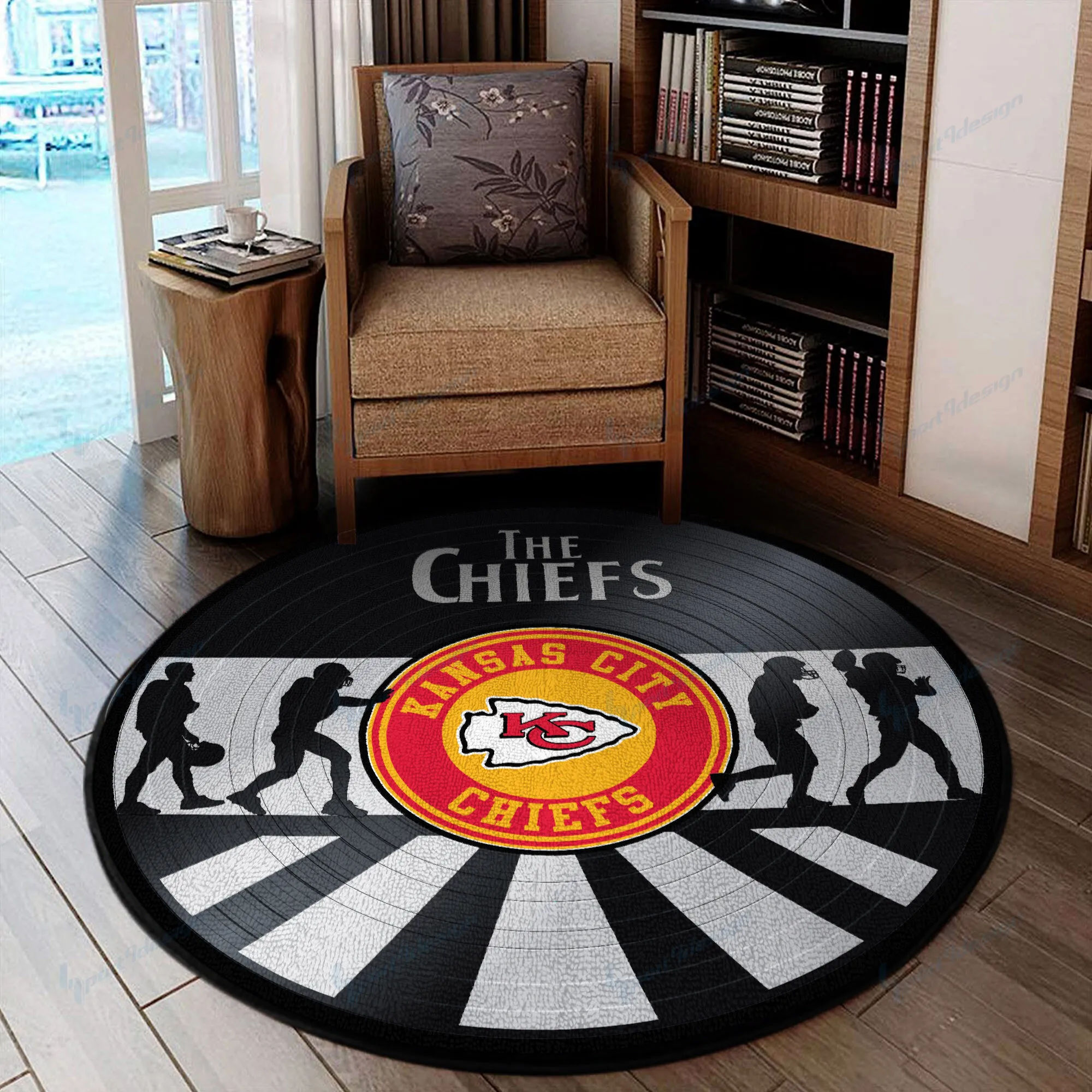 kansas city chiefs round rug 99 1gwyg