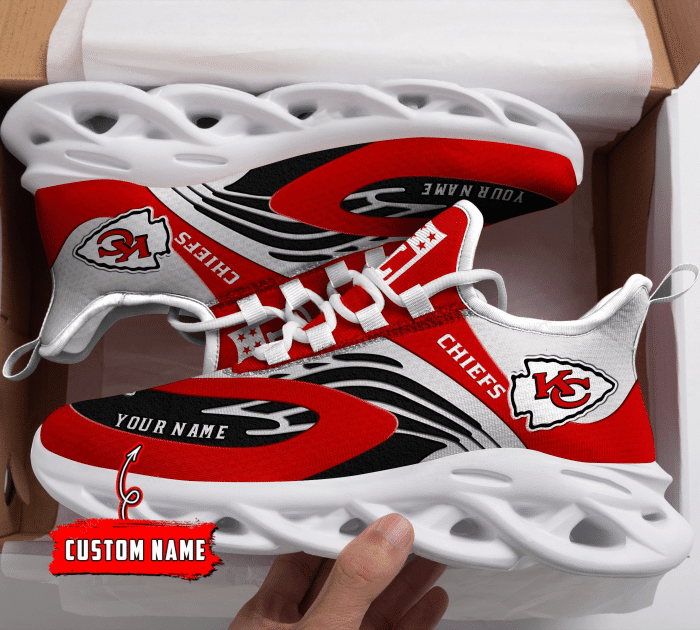 kansas city chiefs yezy running sneakers 873 imskc