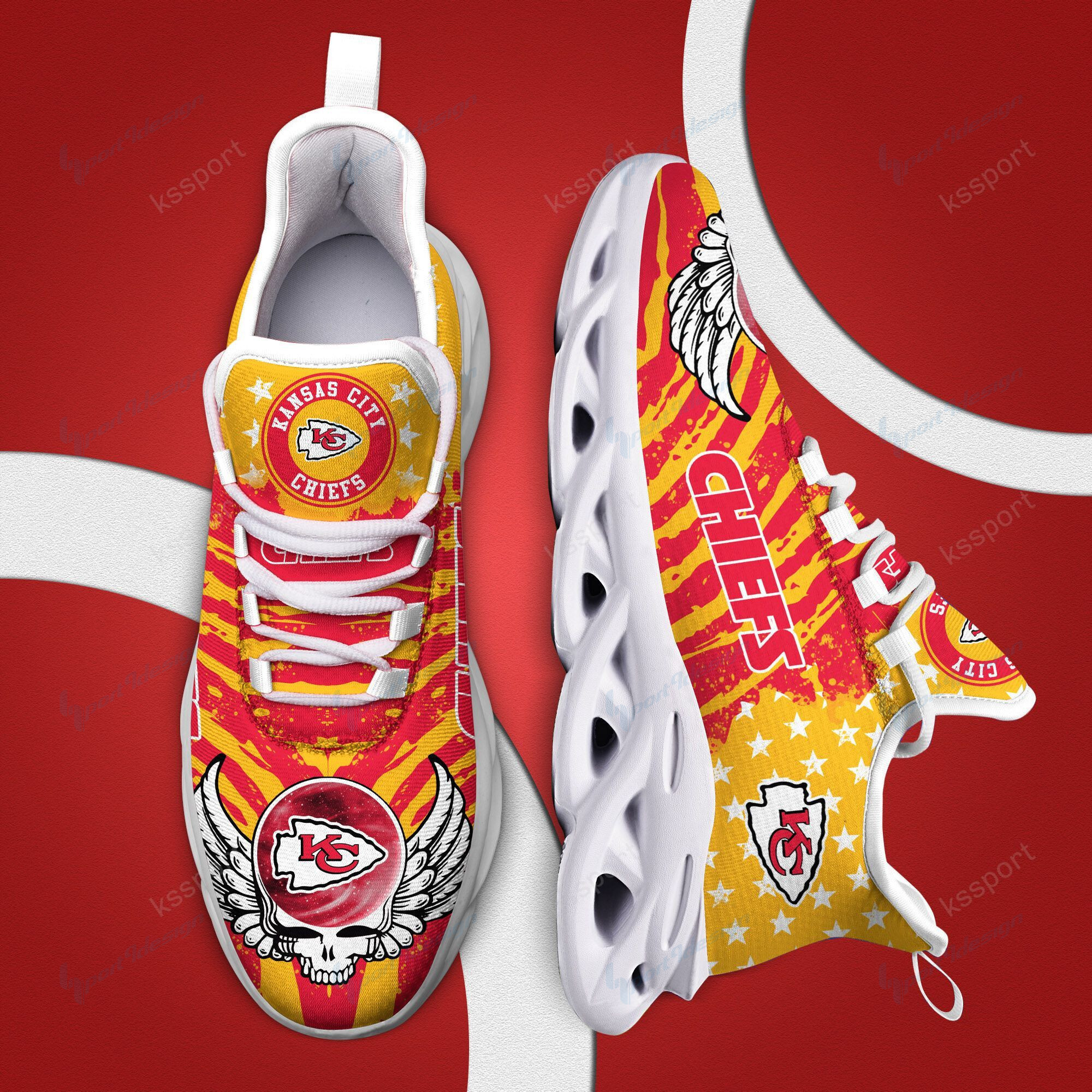 kansas city chiefs yezy running sneakers bb773 txl7r