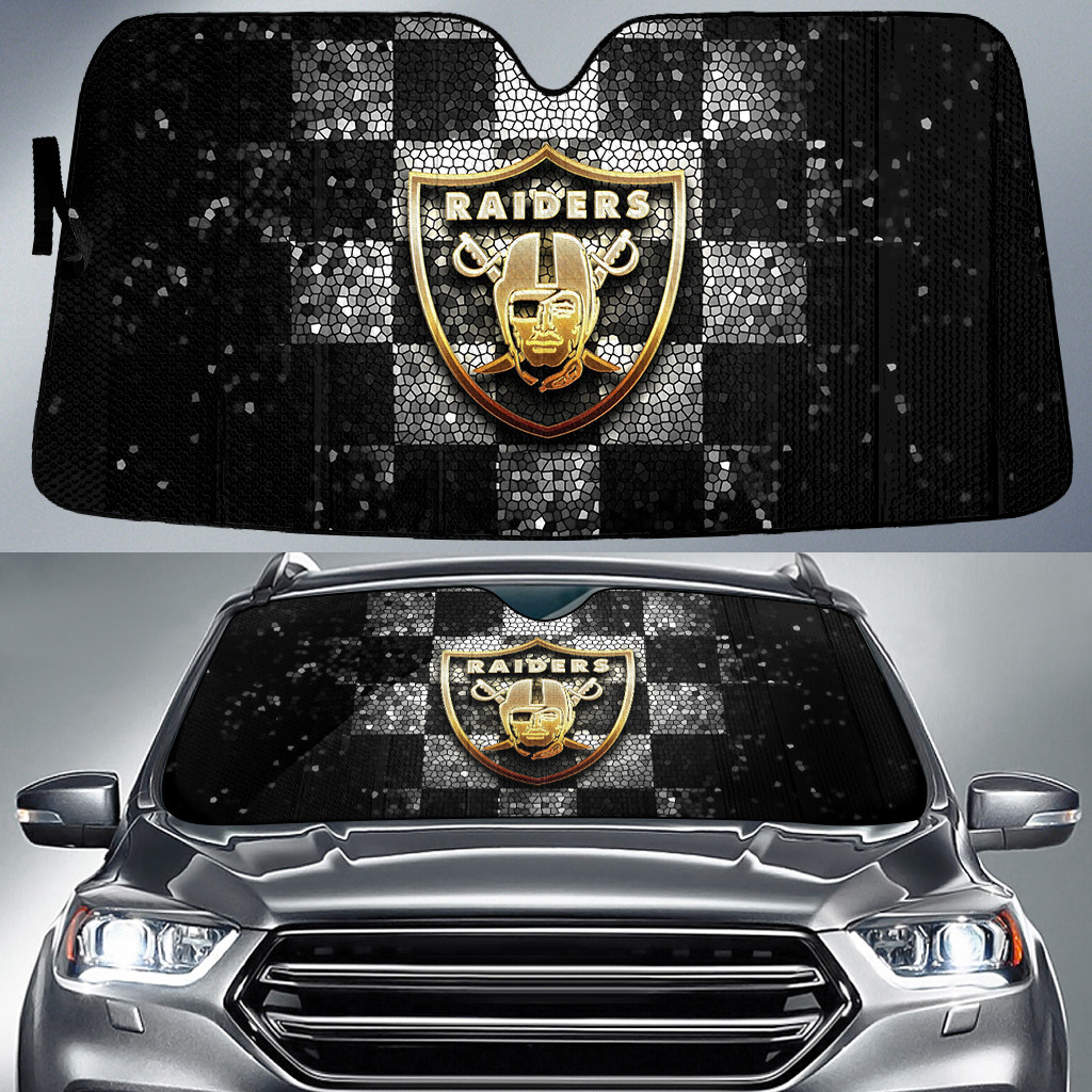 las vegas raiders auto sun shade bg103 bg164