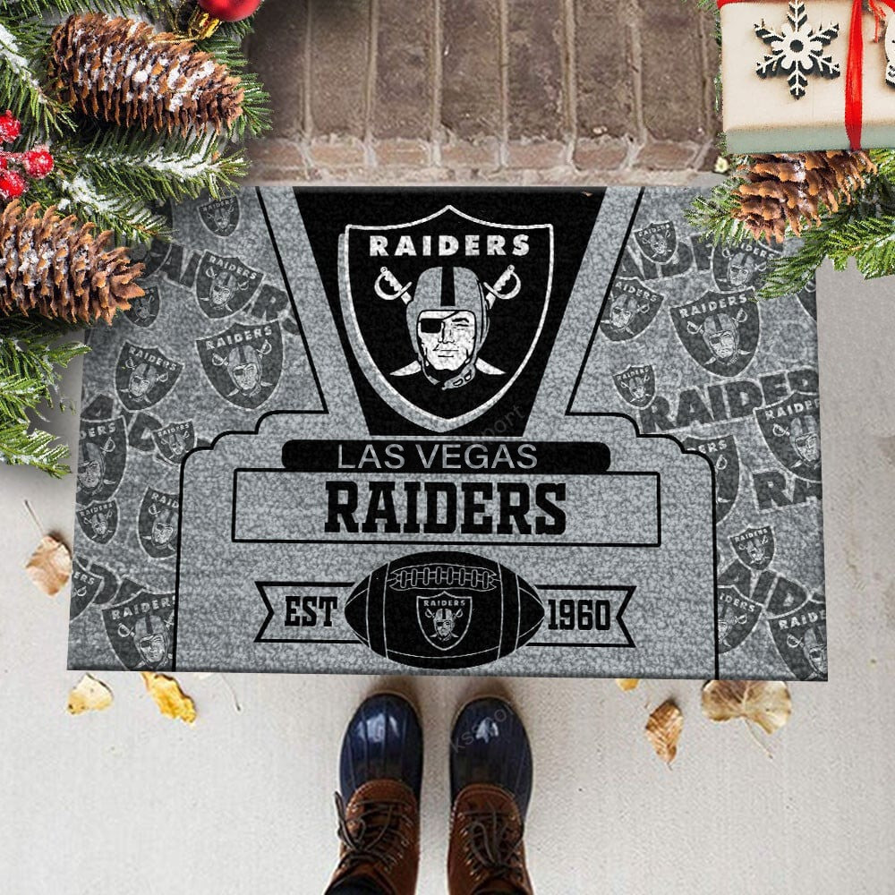 las vegas raiders doormat bg177 7swn3