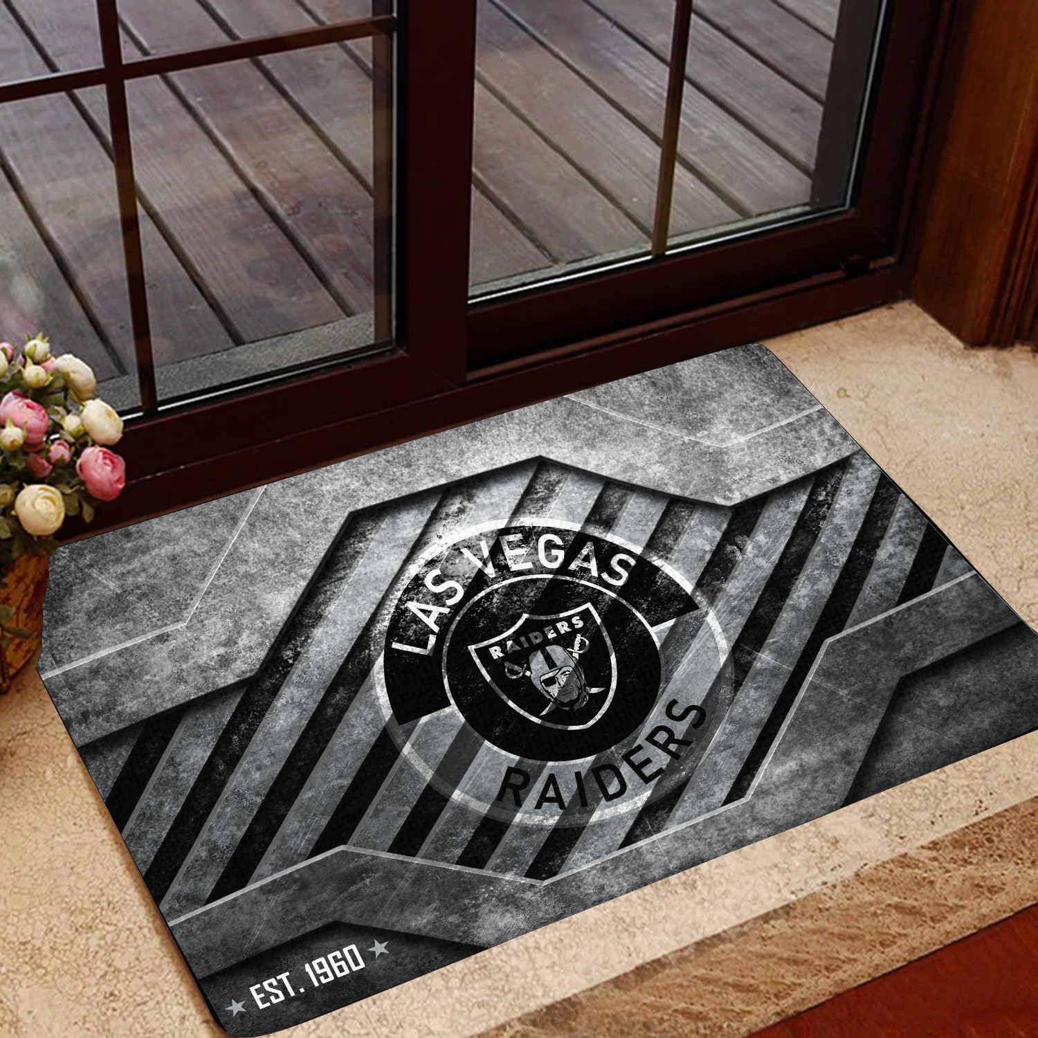 las vegas raiders doormat bg200 gfzpw