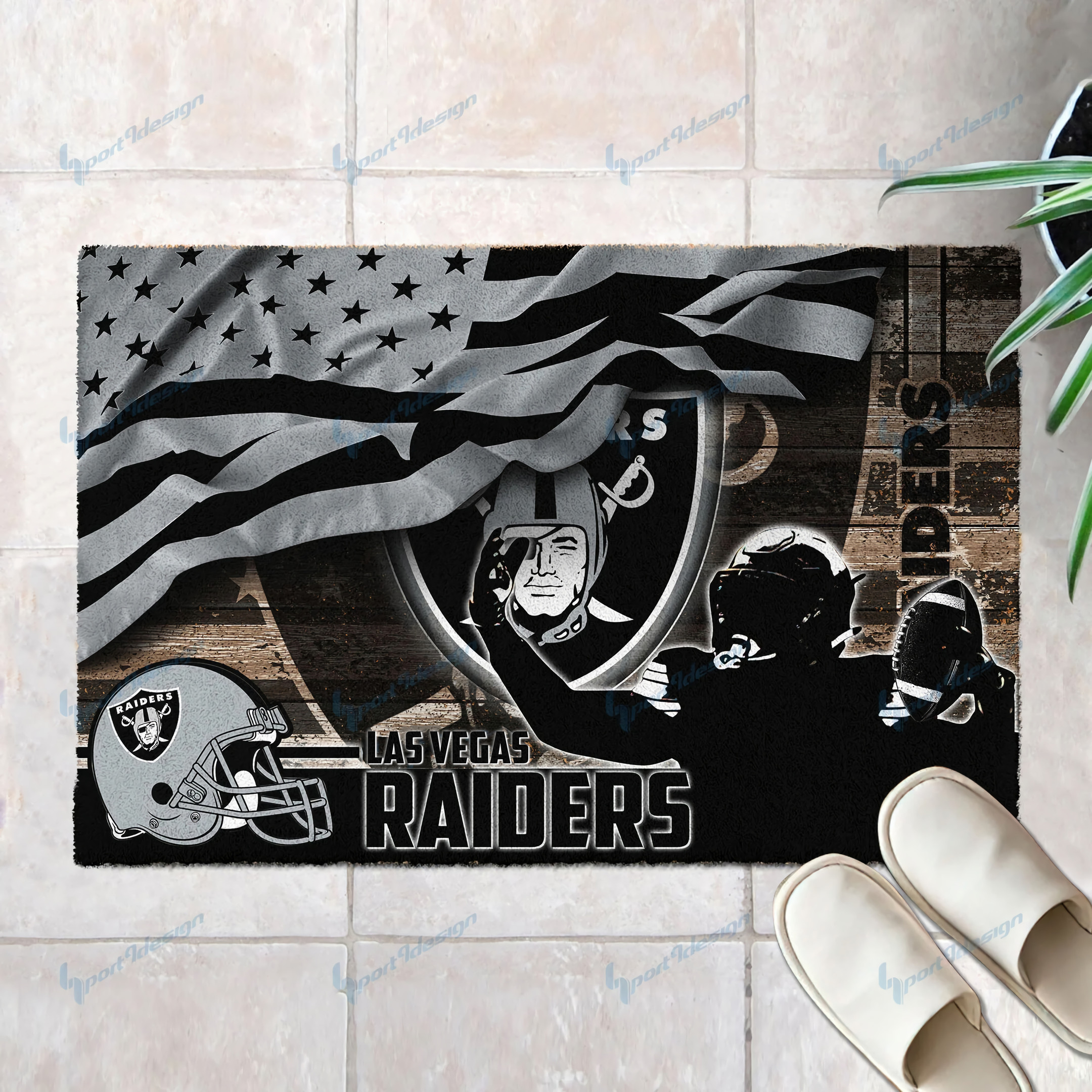 las vegas raiders doormat bg54 utcxg