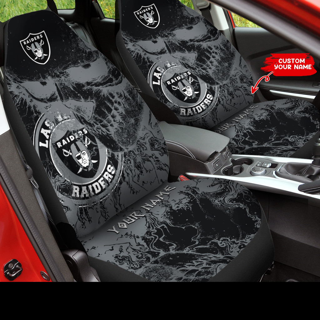 las vegas raiders personalized car seat covers bg330 o7rnh