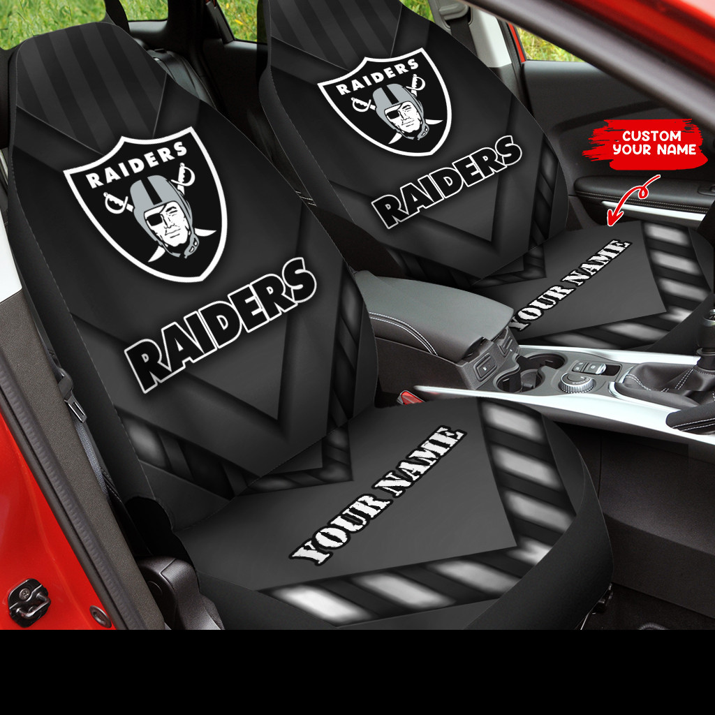 las vegas raiders personalized car seat covers bg391 5nha5