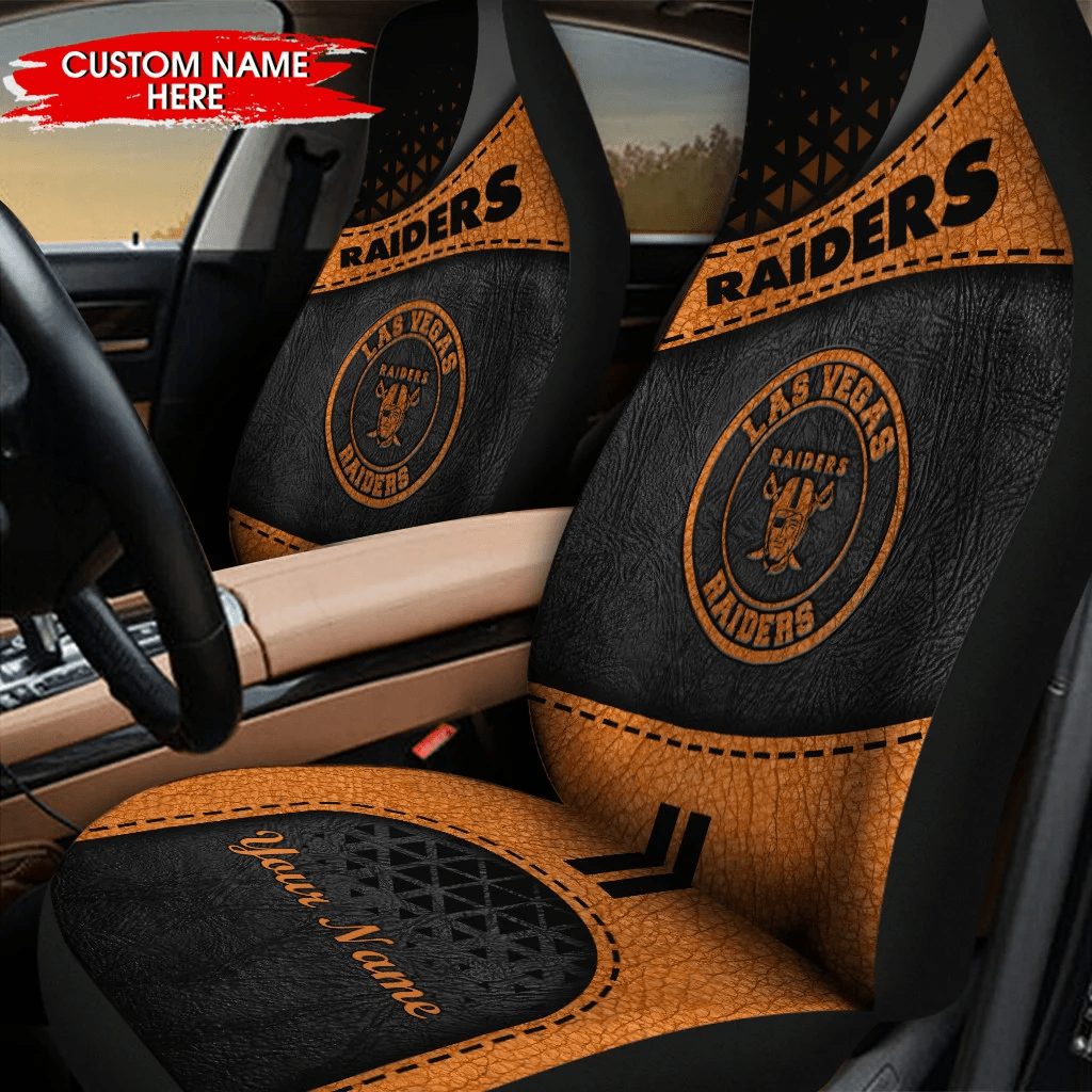 las vegas raiders personalized car seat covers bg400 g6mil