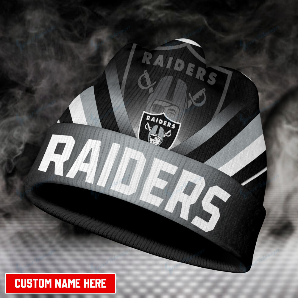 las vegas raiders personalized wool beanie 32 ssv74
