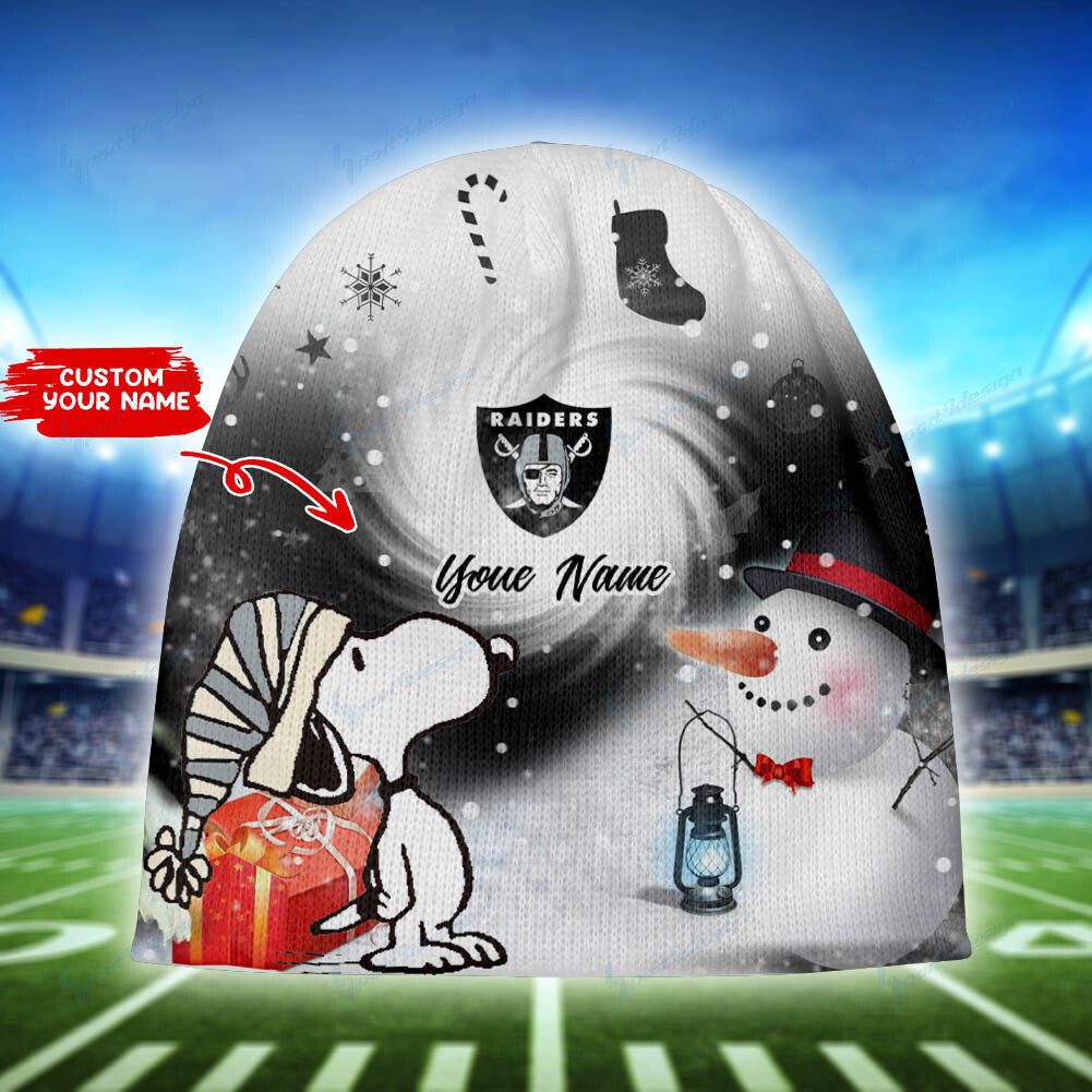 las vegas raiders personalized wool beanie 59 zkps8