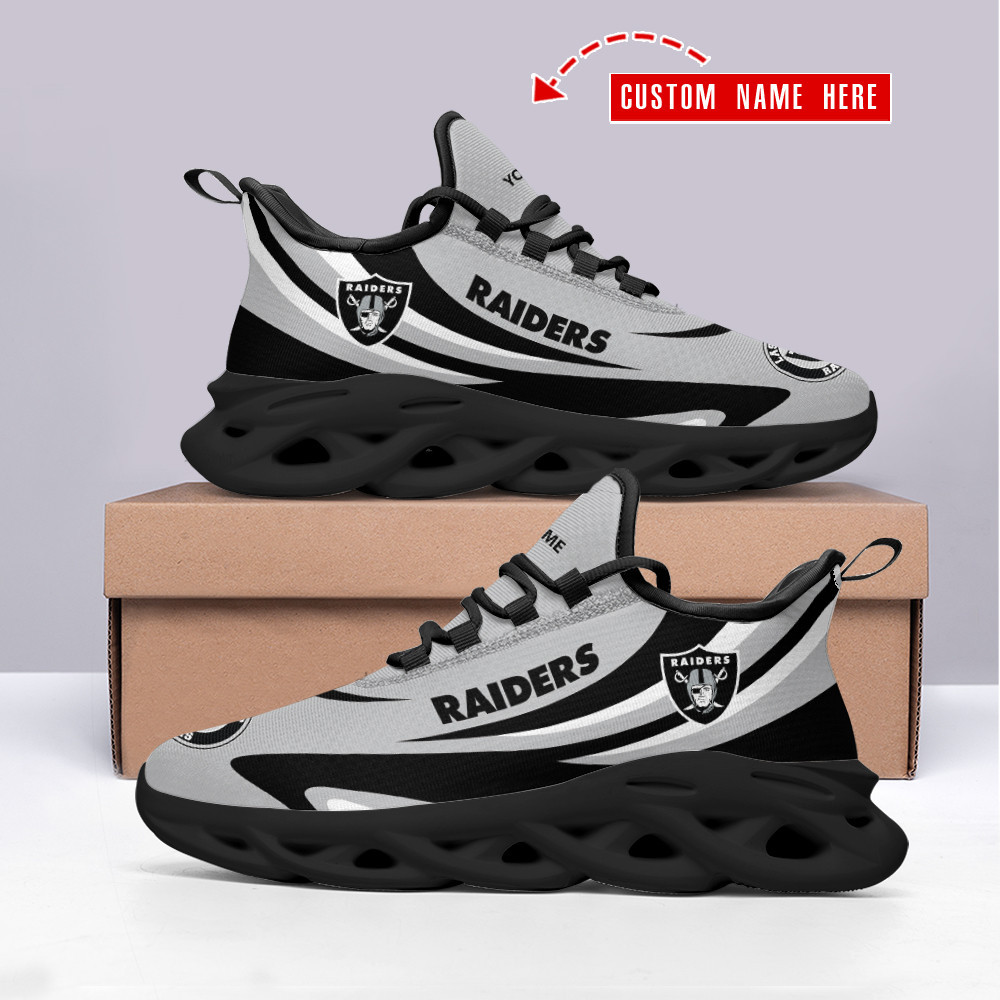 las vegas raiders personalized yezy running sneakers spd445 uou2s