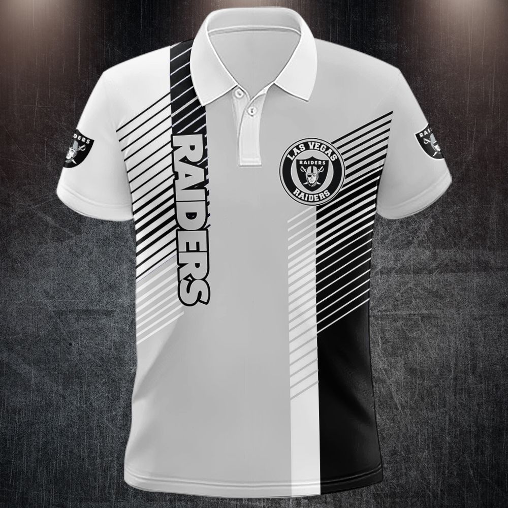 las vegas raiders polo t shirt 021 llmkz